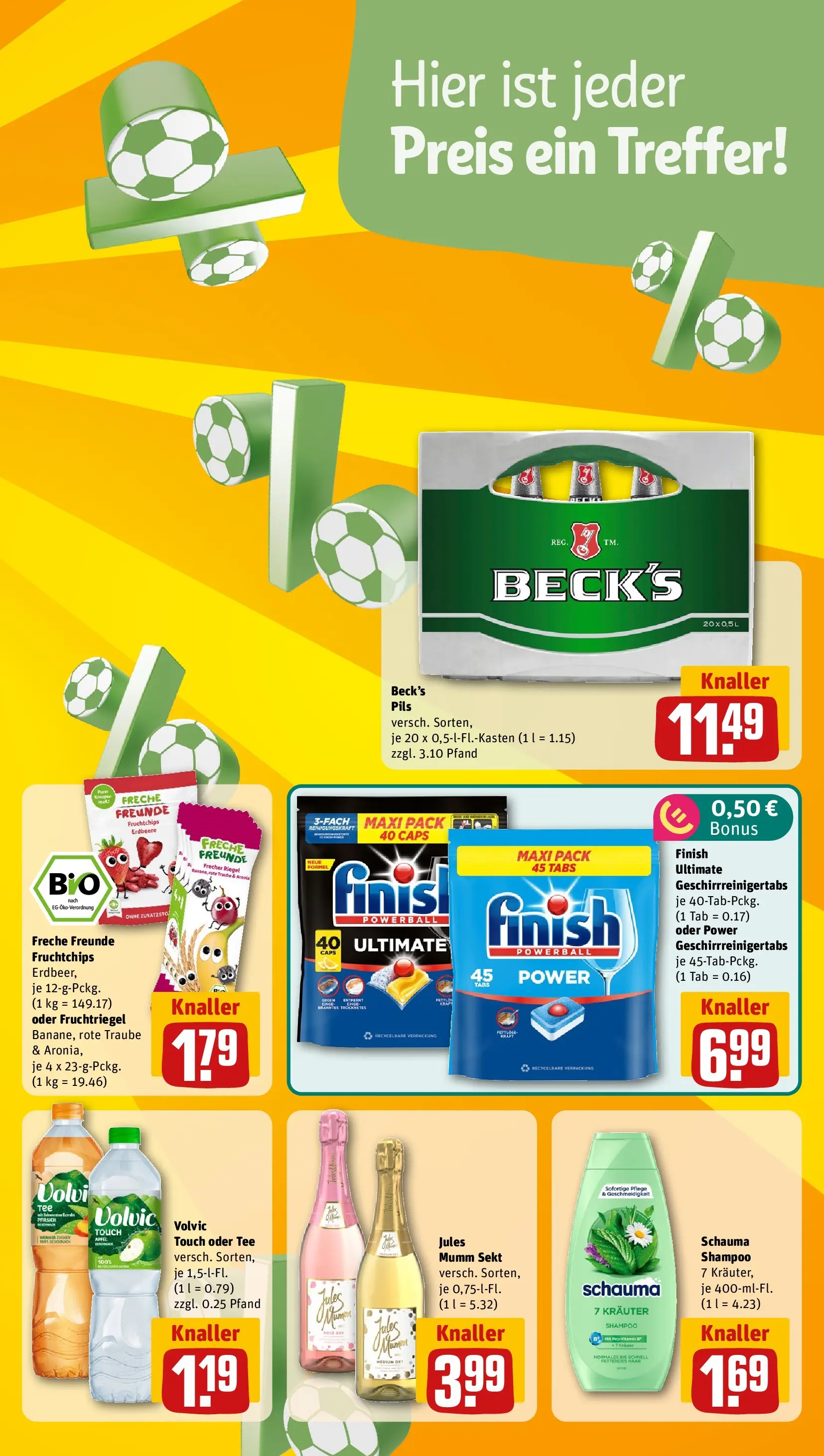 REWE Prospekt ab 29.06.2026 zum Blättern » Angebote | Seite: 19 | Produkte: Mumm sekt, Pils, Äpfel, Tee