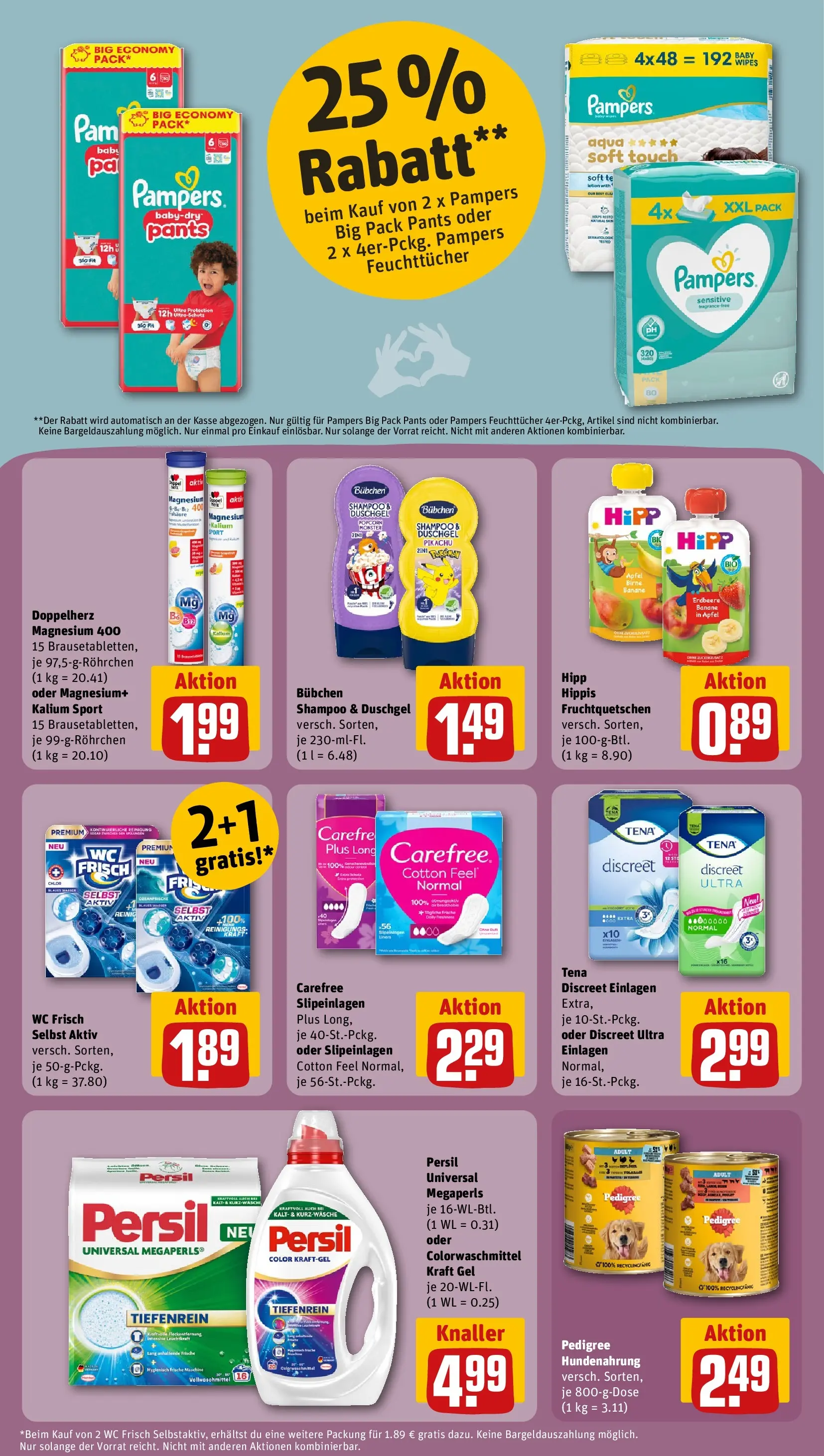REWE Prospekt ab 29.06.2026 zum Blättern » Angebote | Seite: 26 | Produkte: Äpfel, Shampoo, Monster, Pedigree