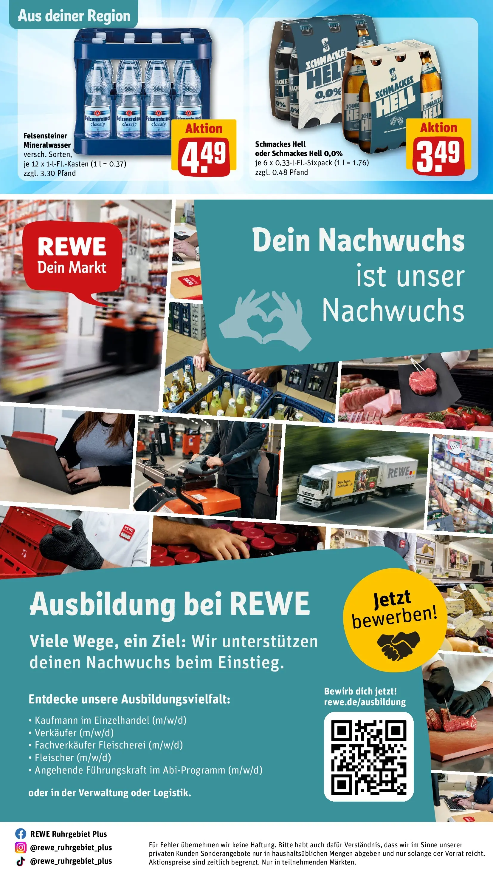 REWE Prospekt ab 29.06.2026 zum Blättern » Angebote | Seite: 32 | Produkte: Mineralwasser