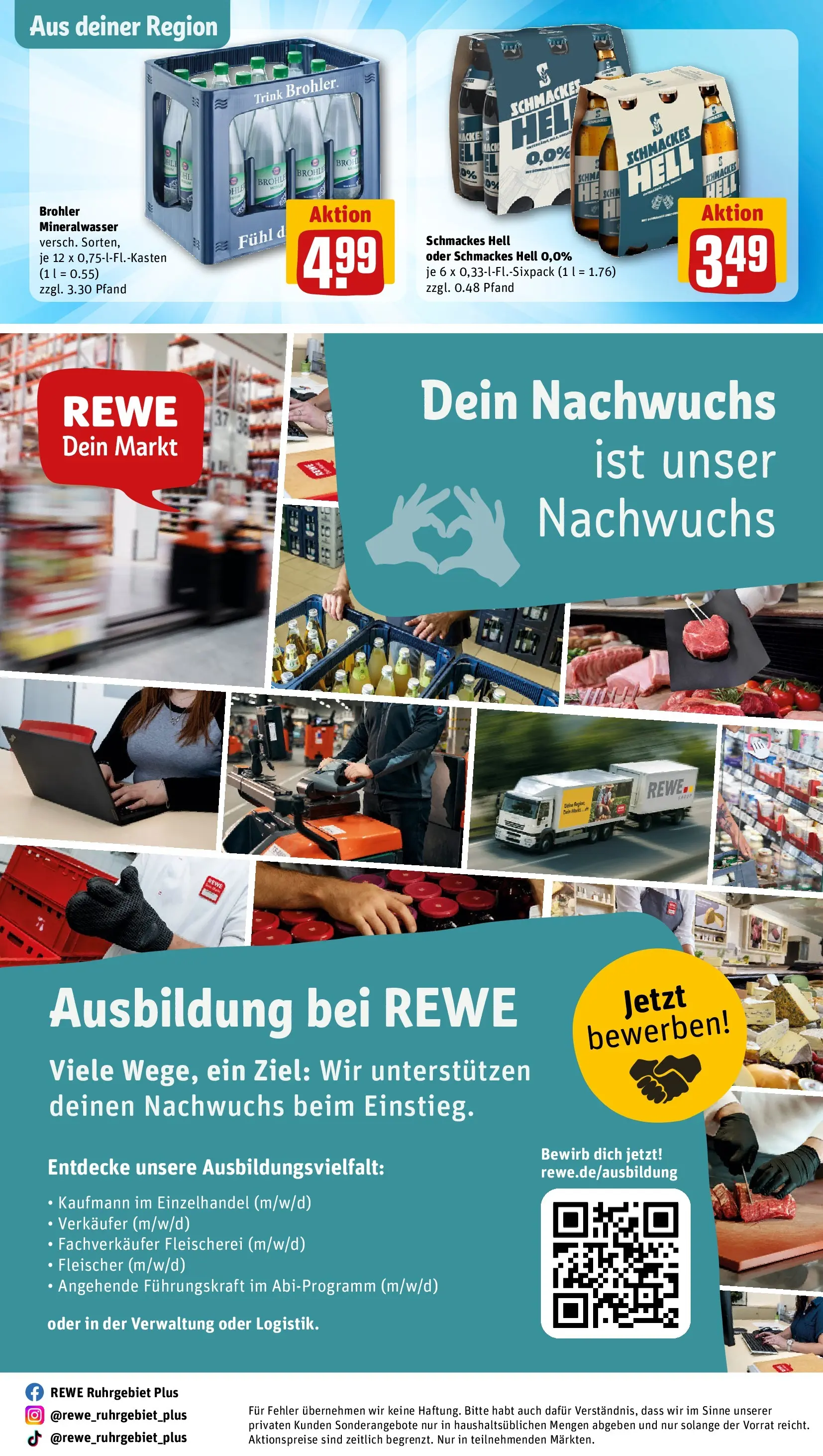 REWE Prospekt ab 29.06.2026 zum Blättern » Angebote | Seite: 31 | Produkte: Mineralwasser