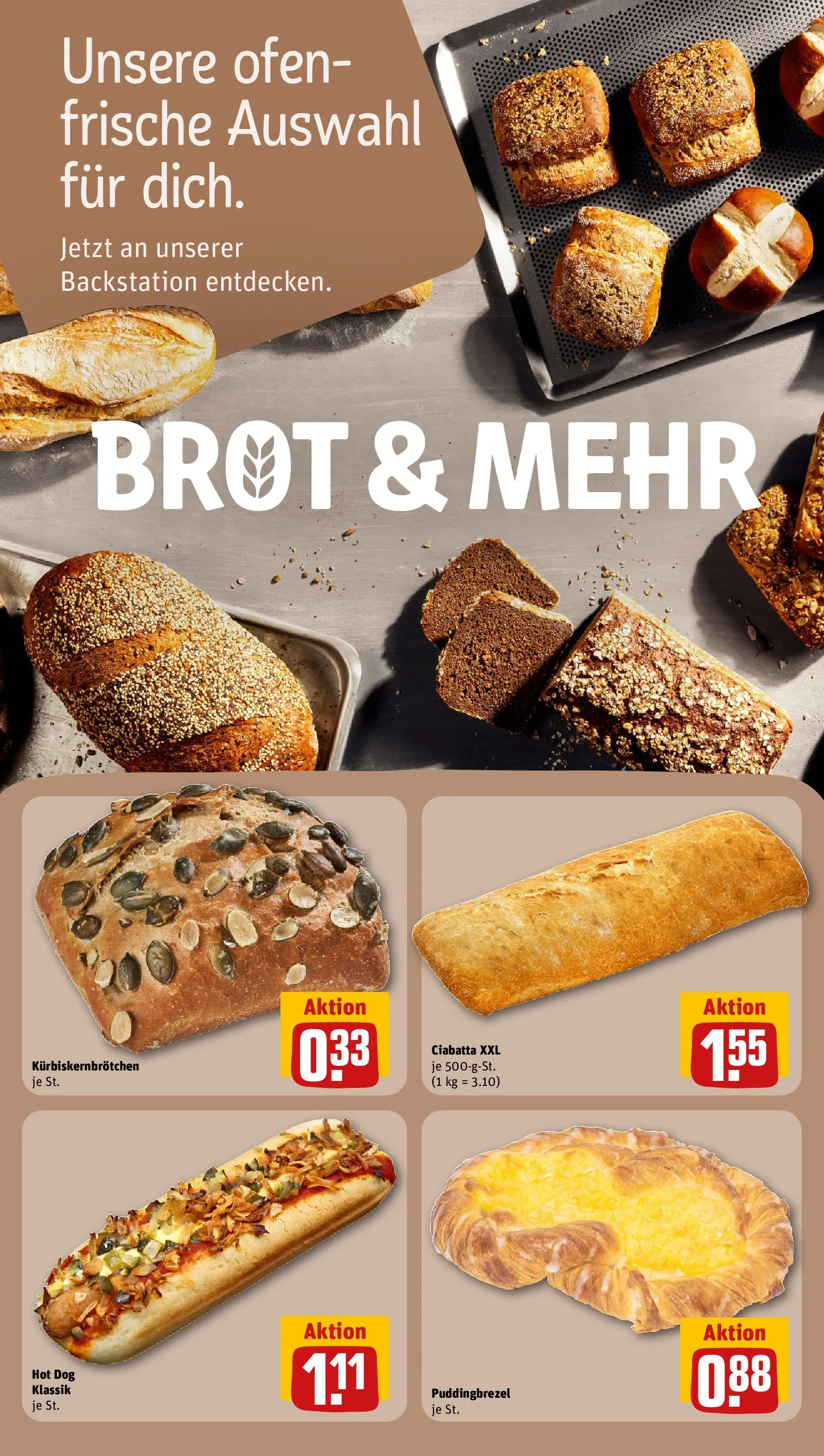 REWE Prospekt ab 29.06.2026 zum Blättern » Angebote | Seite: 30 | Produkte: Ofen, Brot