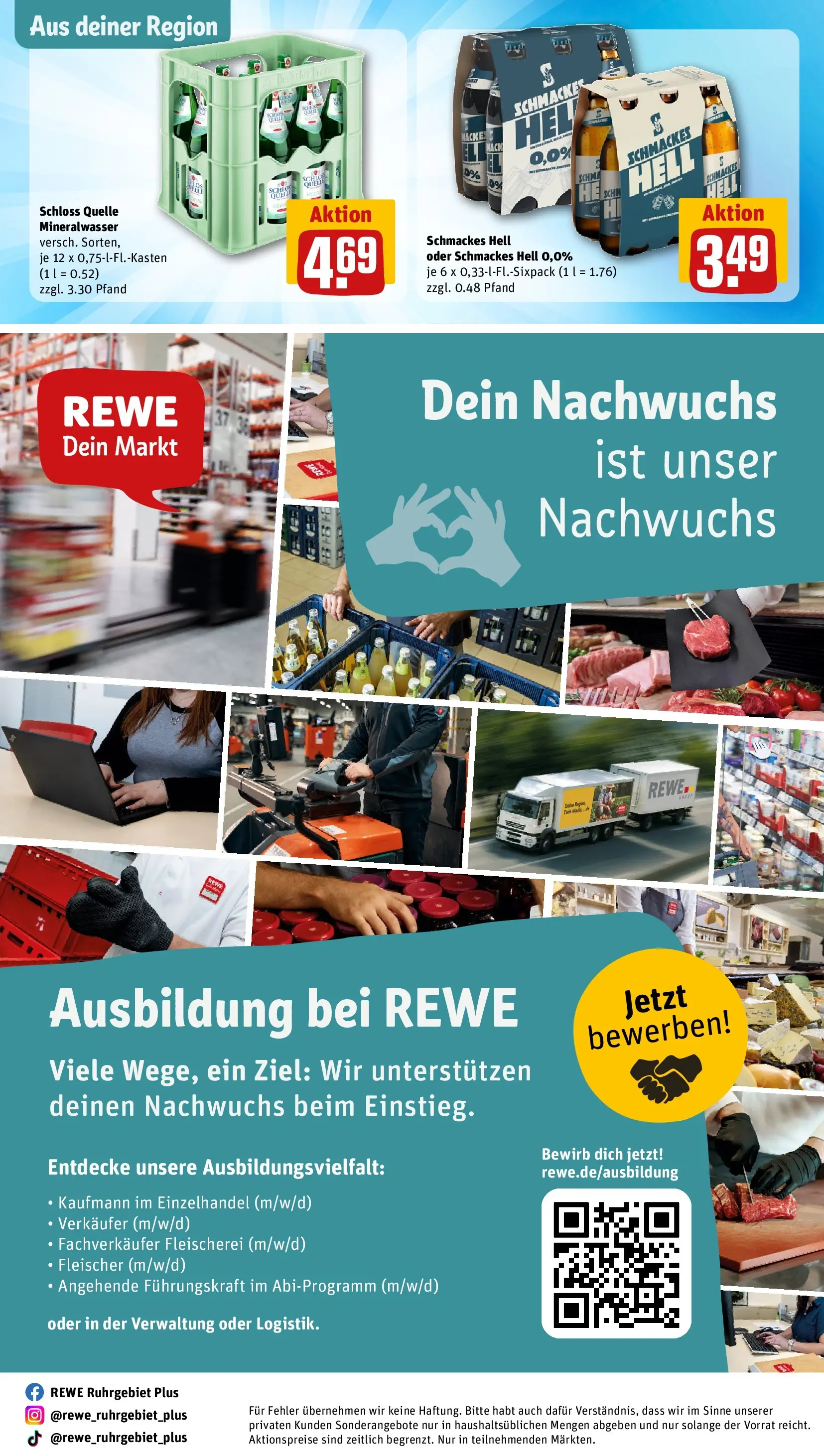 REWE Prospekt ab 29.06.2026 zum Blättern » Angebote | Seite: 32 | Produkte: Mineralwasser