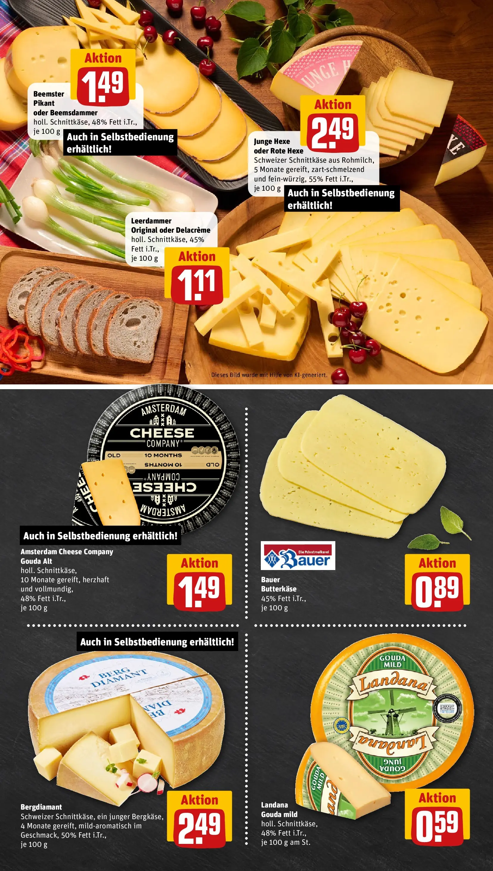 REWE Prospekt ab 29.06.2026 zum Blättern » Angebote | Seite: 9 | Produkte: Gouda, Leerdammer