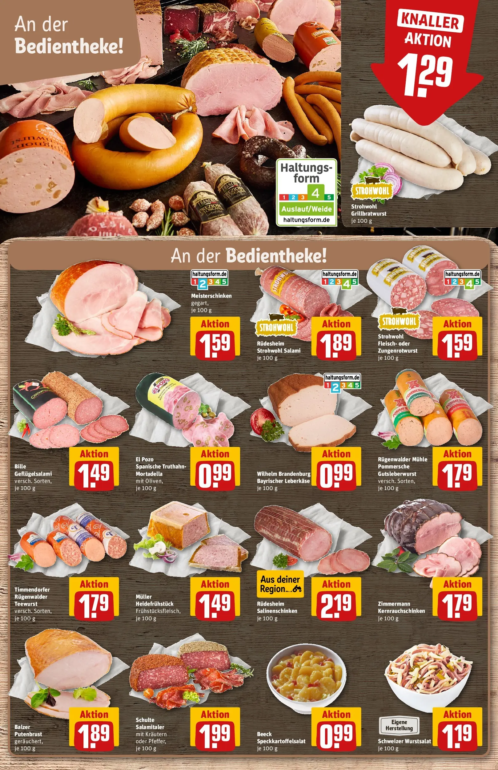 REWE Prospekt ab 29.06.2026 zum Blättern » Angebote | Seite: 12 | Produkte: Mühle, Salami, Fleisch, Leberkase