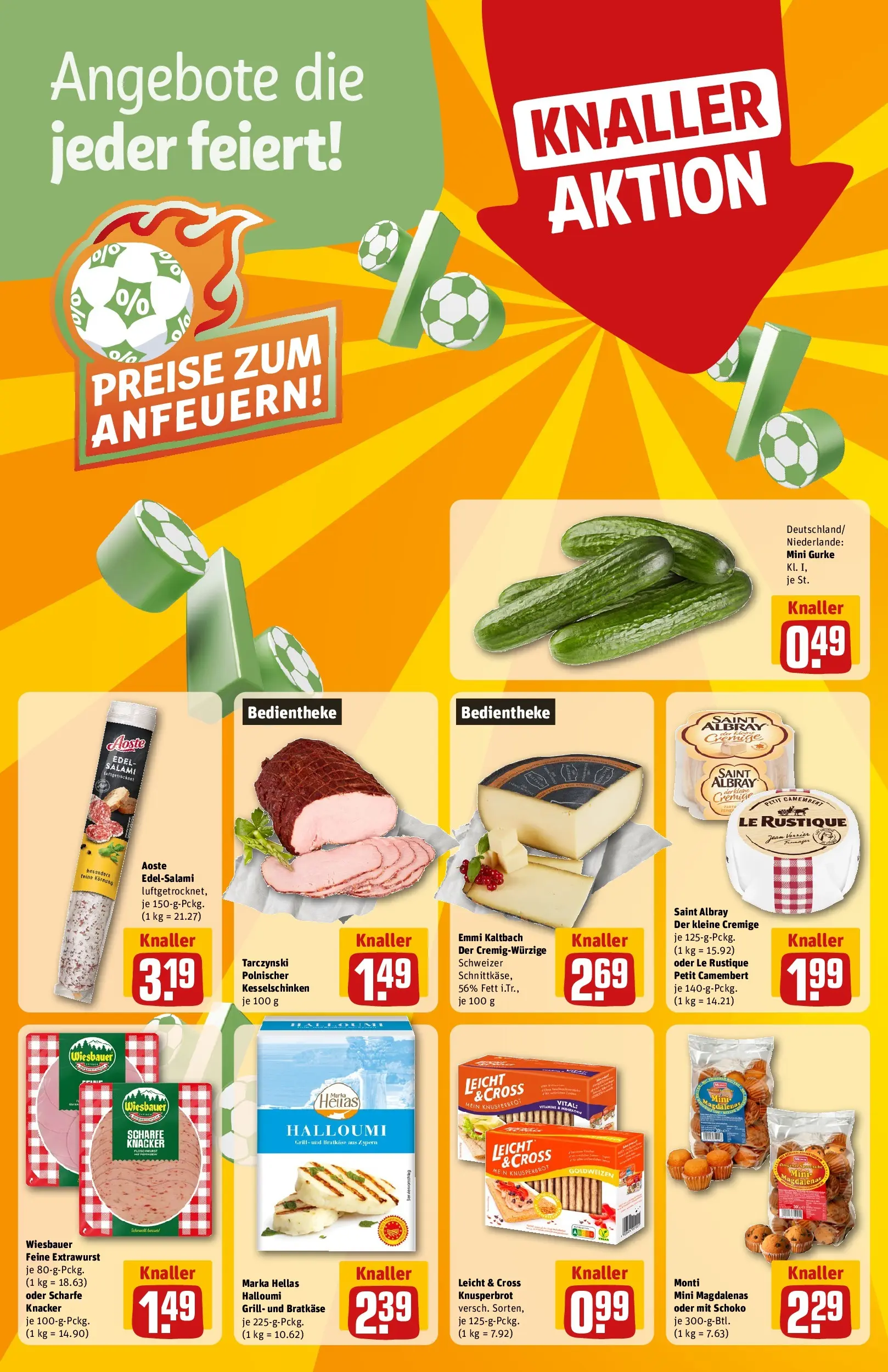REWE Prospekt ab 29.06.2026 zum Blättern » Angebote | Seite: 4 | Produkte: Grill, Salami