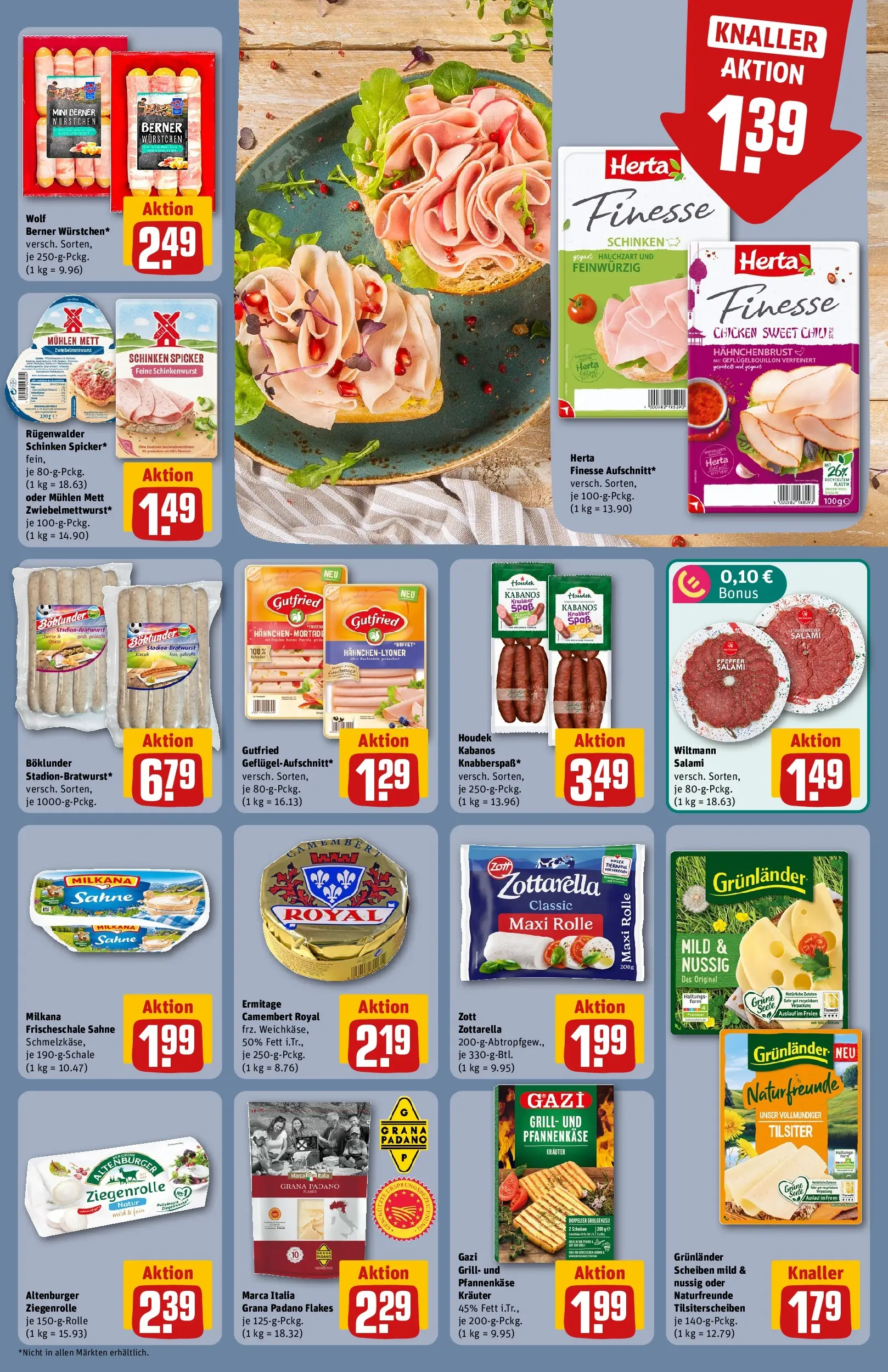 REWE Prospekt ab 29.06.2026 zum Blättern » Angebote | Seite: 15 | Produkte: Grill, Milkana, Salami, Hahnchenbrust