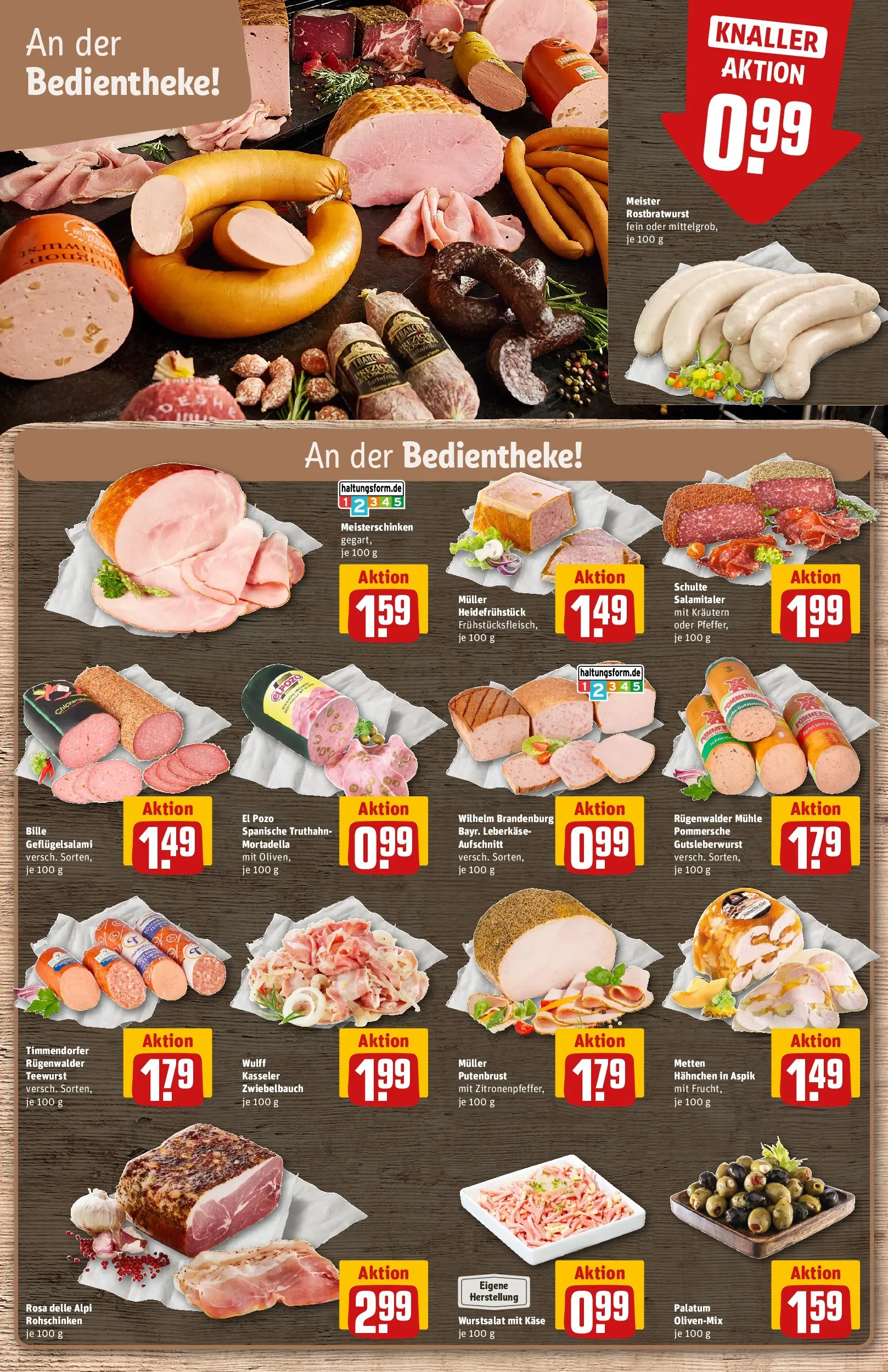 REWE Prospekt ab 29.06.2026 zum Blättern » Angebote | Seite: 12 | Produkte: Mühle, Hahnchen, Käse, Pommes