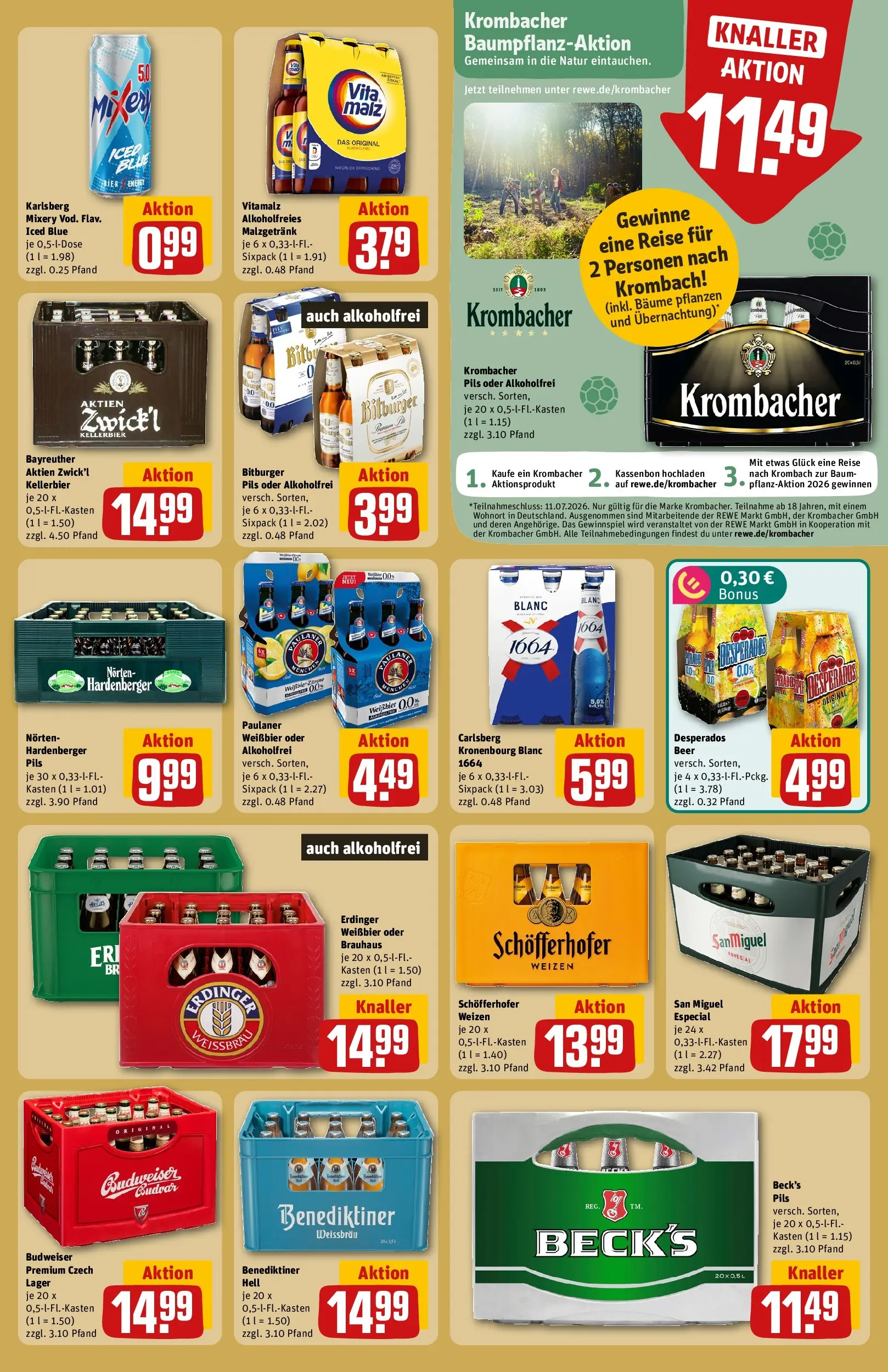 REWE Prospekt ab 29.06.2026 zum Blättern » Angebote | Seite: 19 | Produkte: Energy, Pils, Zitrone, Mixery