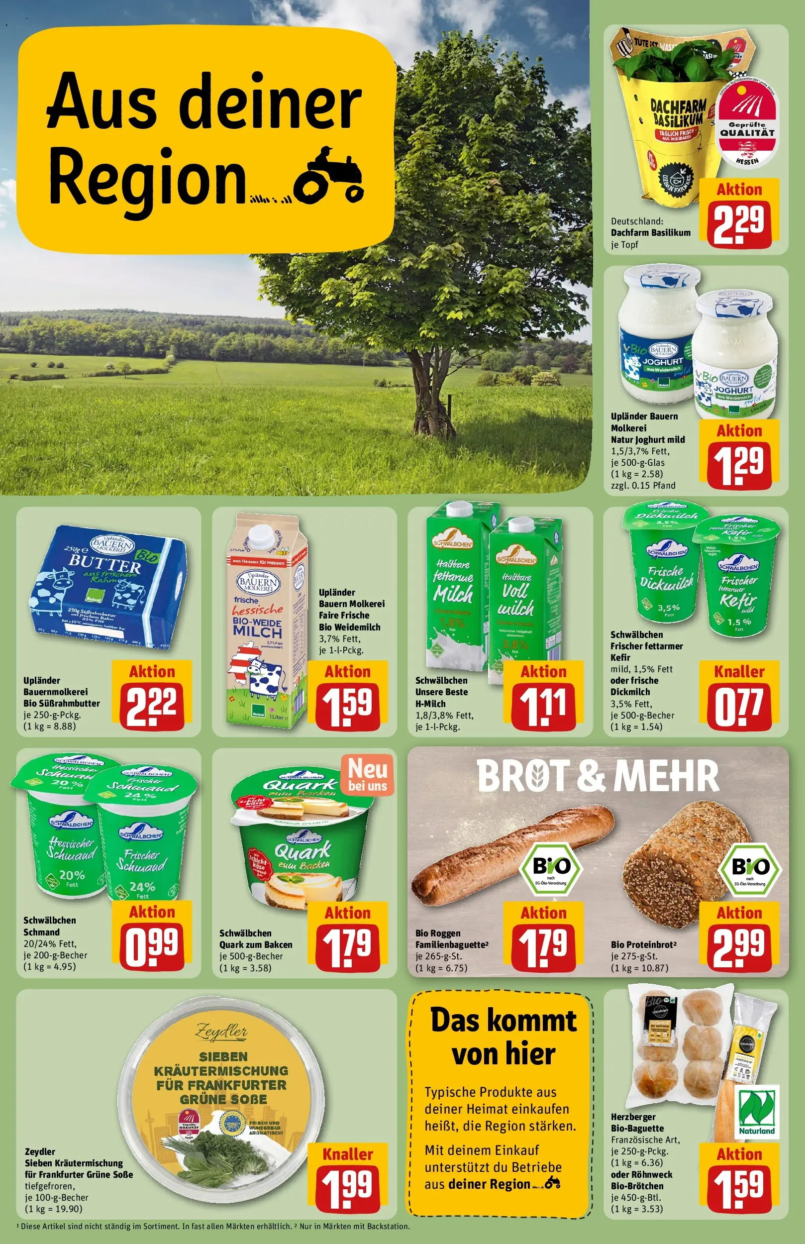 REWE Prospekt ab 29.06.2026 zum Blättern » Angebote | Seite: 24 | Produkte: Kefir, Quark, Butter, Joghurt