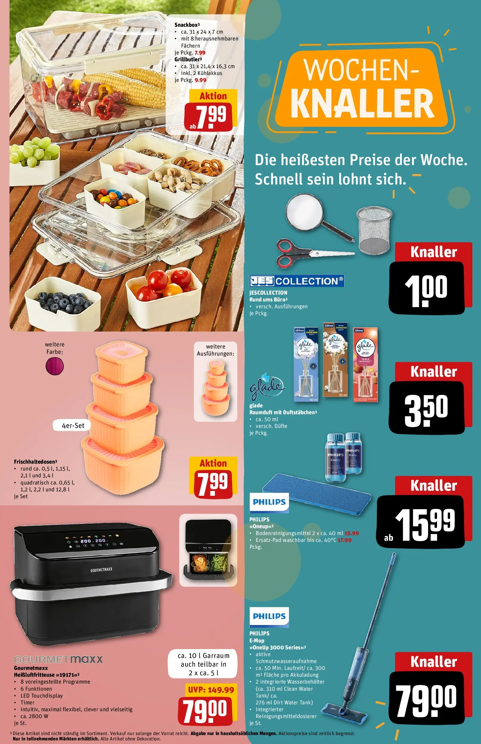 REWE Prospekt ab 29.06.2026 zum Blättern » Angebote | Seite: 33 | Produkte: Philips, Heißluftfritteuse