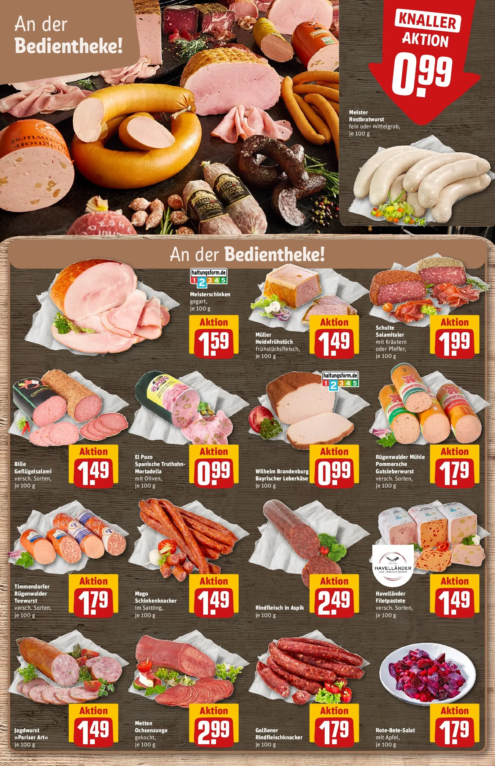 REWE Prospekt ab 29.06.2026 zum Blättern » Angebote | Seite: 12 | Produkte: Mühle, Rindfleisch, Leberkase