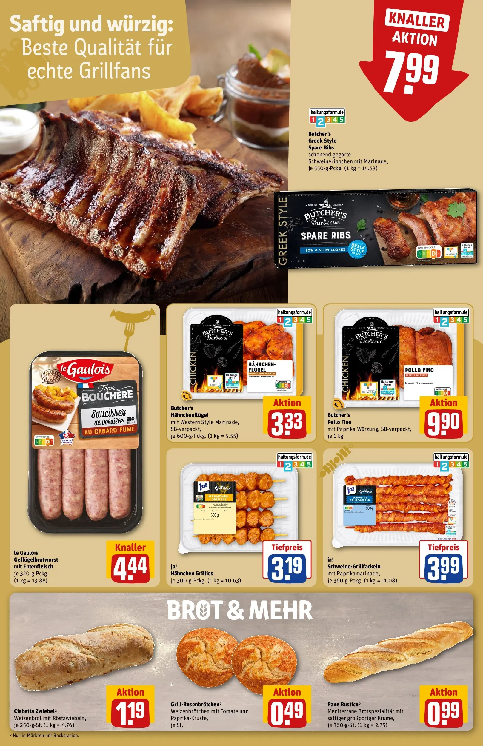 REWE Prospekt ab 29.06.2026 zum Blättern » Angebote | Seite: 15 | Produkte: Spare ribs, Pane, Paprika, Brot