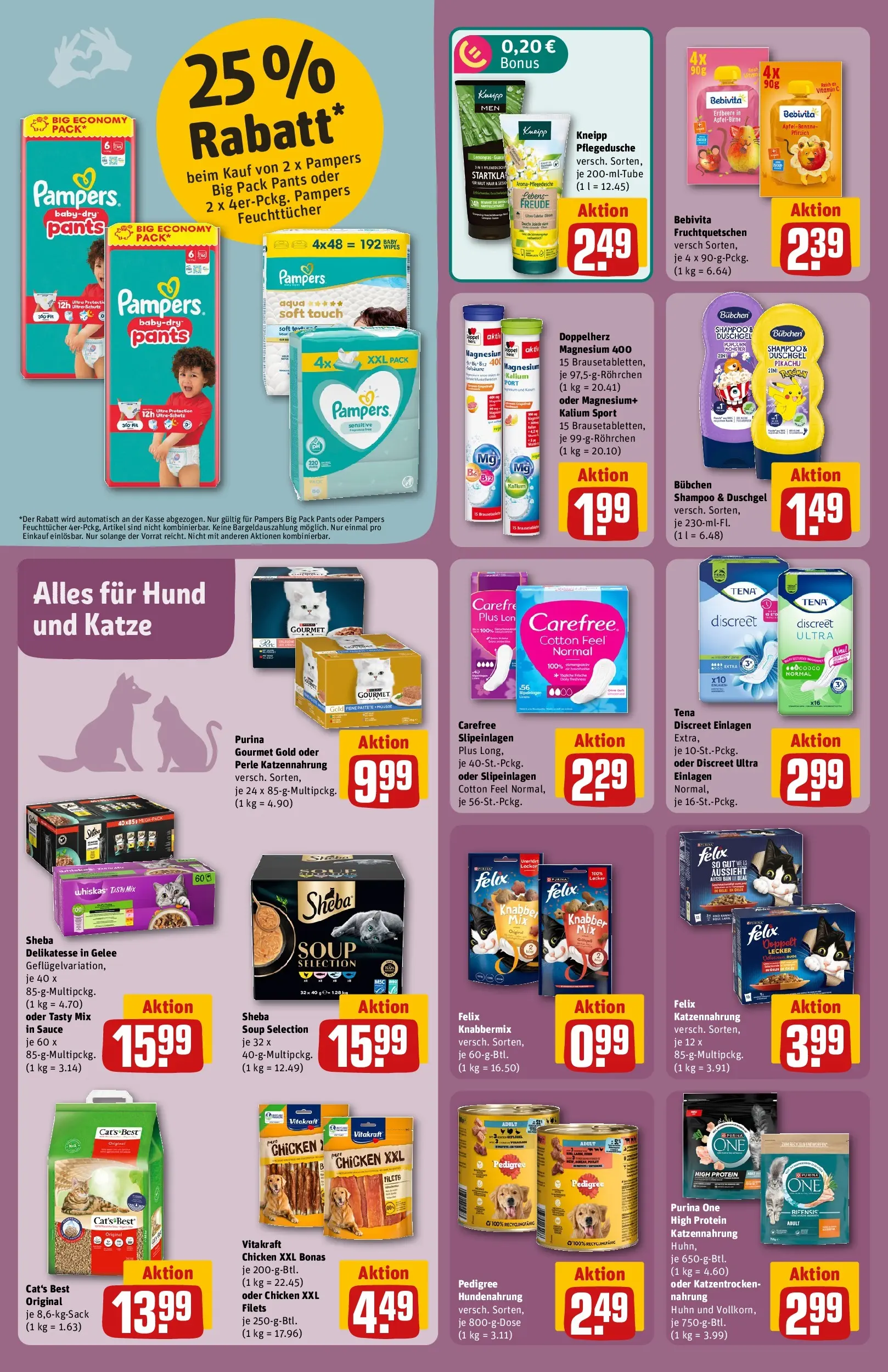 REWE Prospekt ab 29.06.2026 zum Blättern » Angebote | Seite: 30 | Produkte: Sheba, Shampoo, Duschgel, Birne