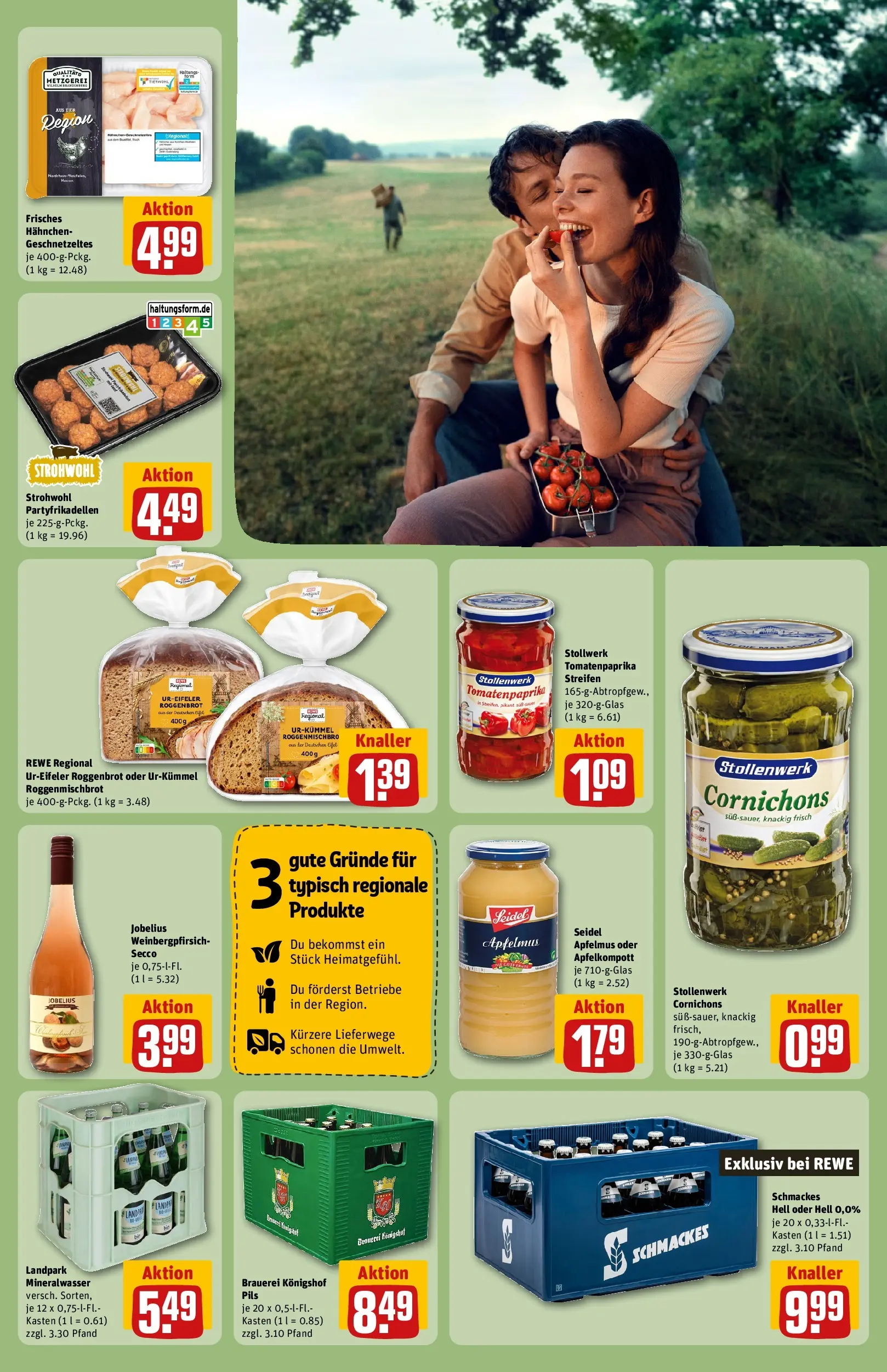 REWE Prospekt ab 29.06.2026 zum Blättern » Angebote | Seite: 27 | Produkte: Hahnchen, Pils, Mineralwasser