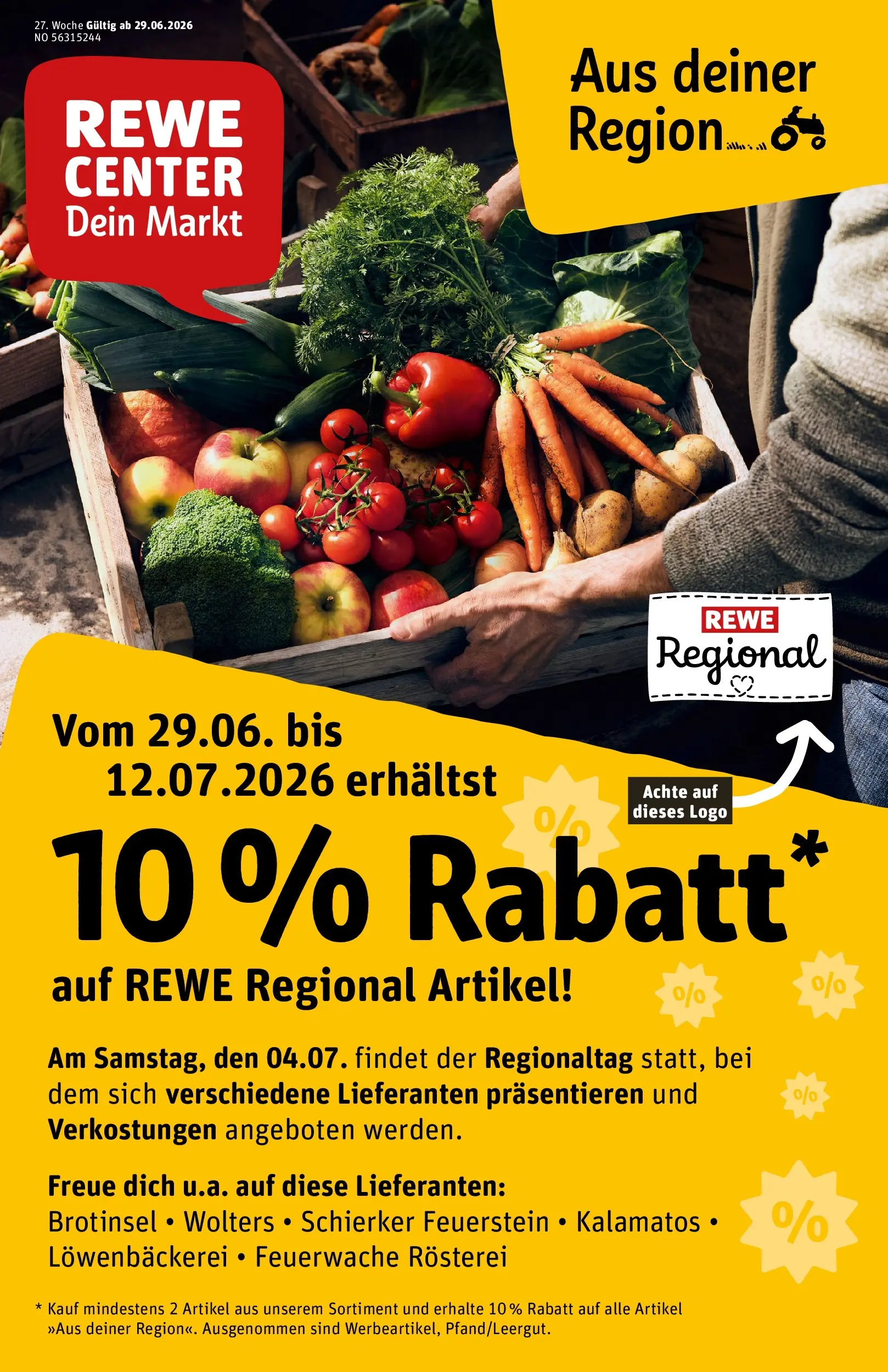 REWE Prospekt ab 29.06.2026 zum Blättern » Angebote | Seite: 1