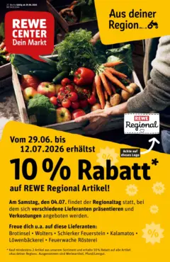 Rewe Prospekt Braunschweig ab 29.06.2026 gültig