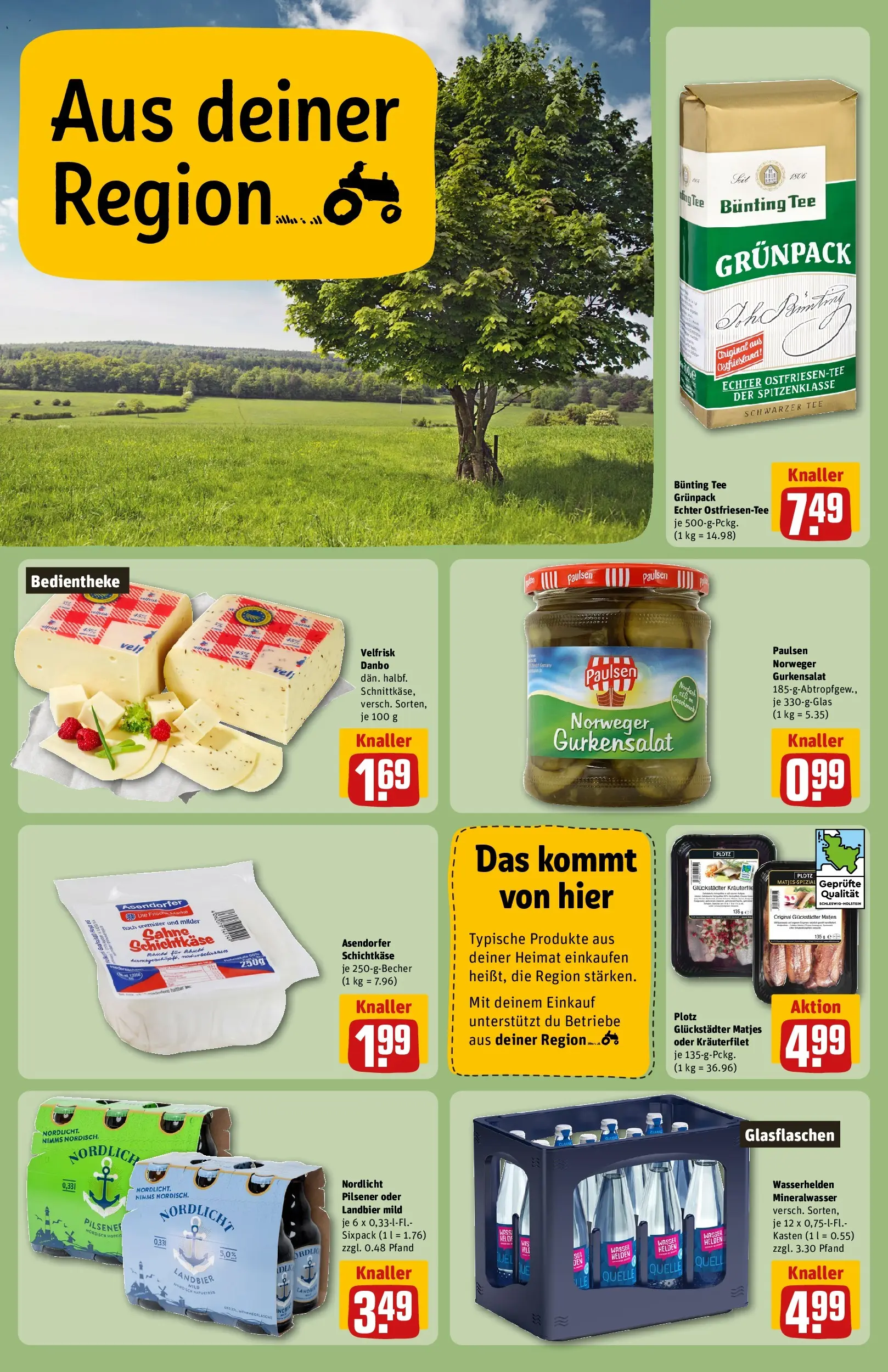 REWE Prospekt ab 29.06.2026 zum Blättern » Angebote | Seite: 24 | Produkte: Mineralwasser, Wasser, Tee, Sahne