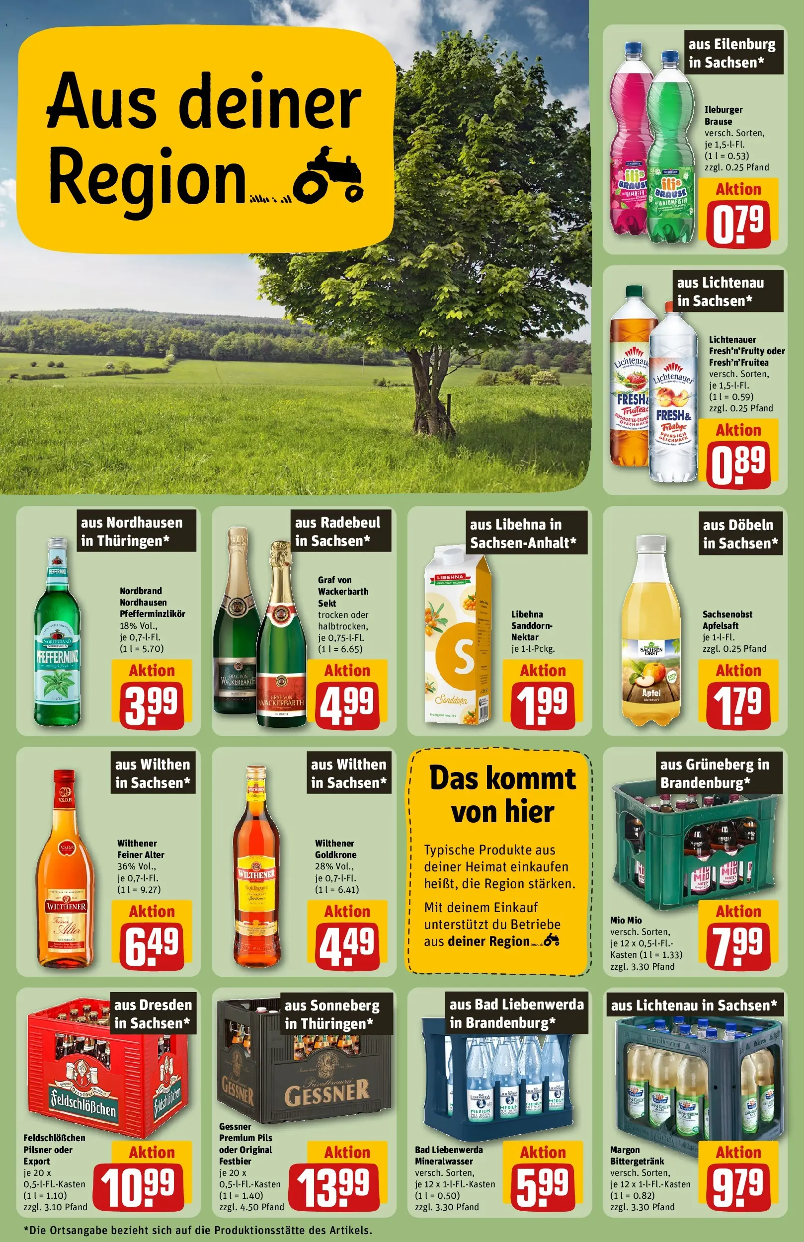 REWE Prospekt ab 29.06.2026 zum Blättern » Angebote | Seite: 26 | Produkte: Wilthener, Bad, Pils, Mineralwasser