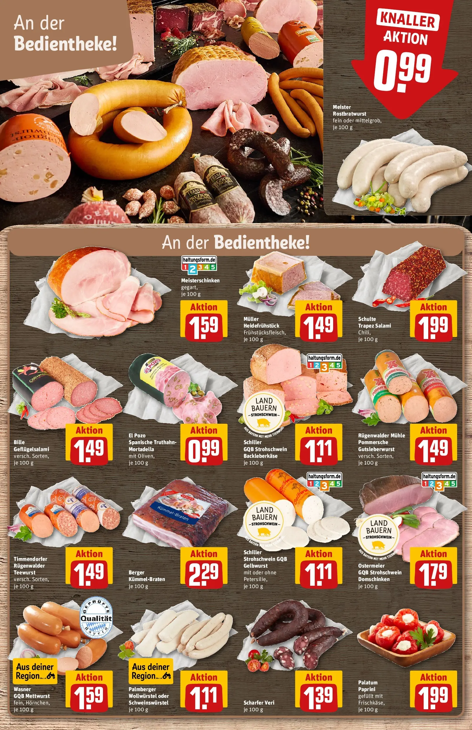 REWE Prospekt ab 29.06.2026 zum Blättern » Angebote | Seite: 12 | Produkte: Mühle, Salami