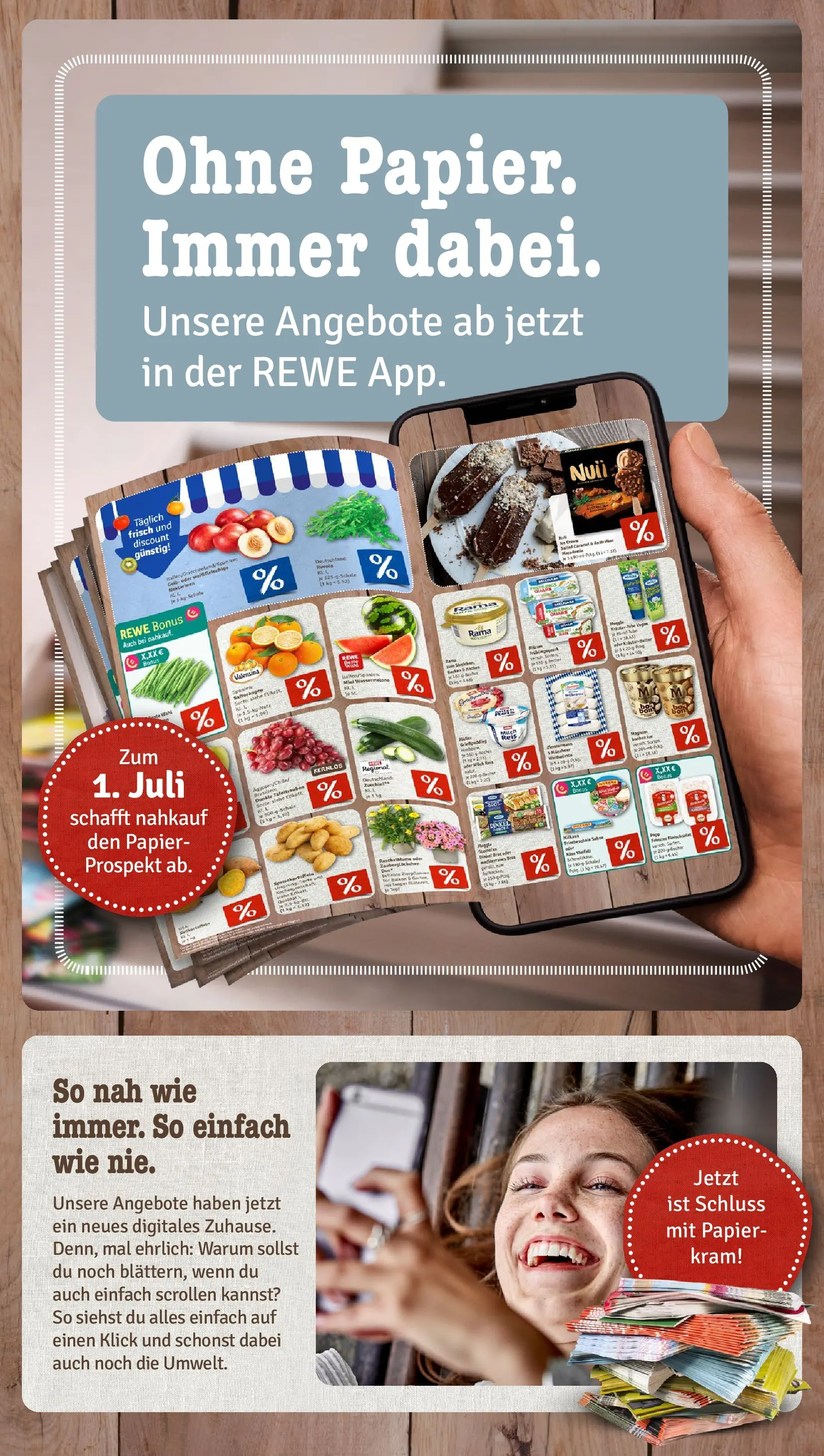 REWE Prospekt ab 29.06.2026 zum Blättern » Angebote | Seite: 2 | Produkte: Milch, Käse, Valensina, Zucchini