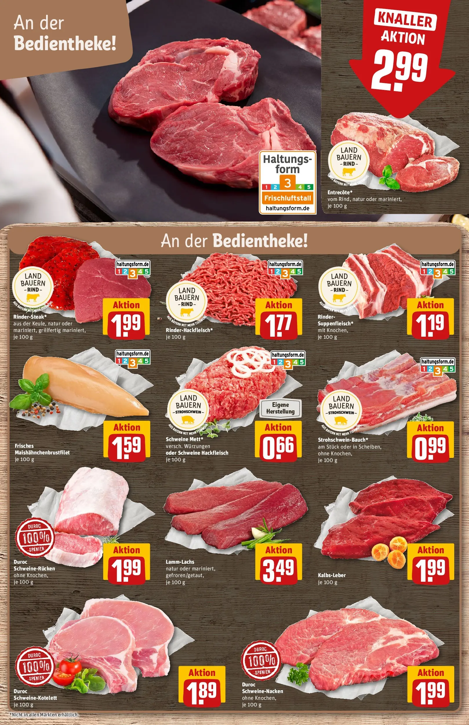 REWE Prospekt ab 29.06.2026 zum Blättern » Angebote | Seite: 10 | Produkte: Schweinenacken, Kalbsleber, Schweinerucken, Hackfleisch