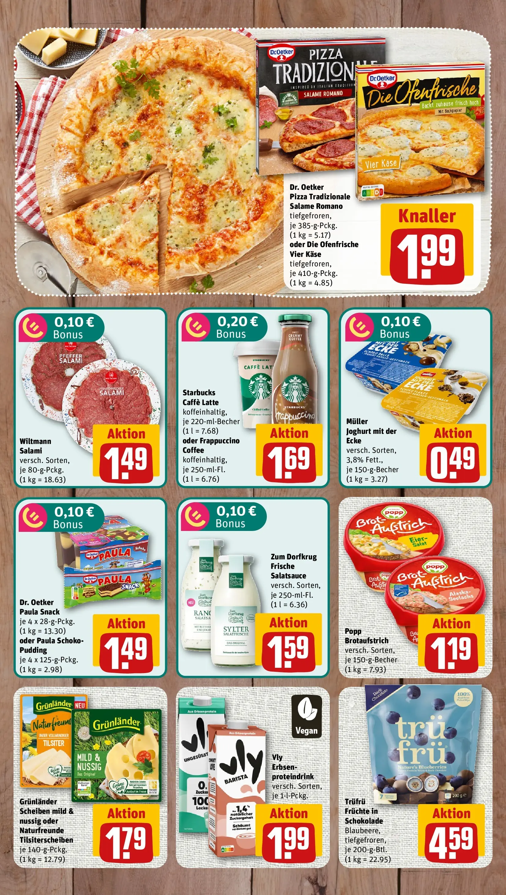 REWE Prospekt ab 29.06.2026 zum Blättern » Angebote | Seite: 8 | Produkte: Käse, Ofenfrische, Brot, Pizza