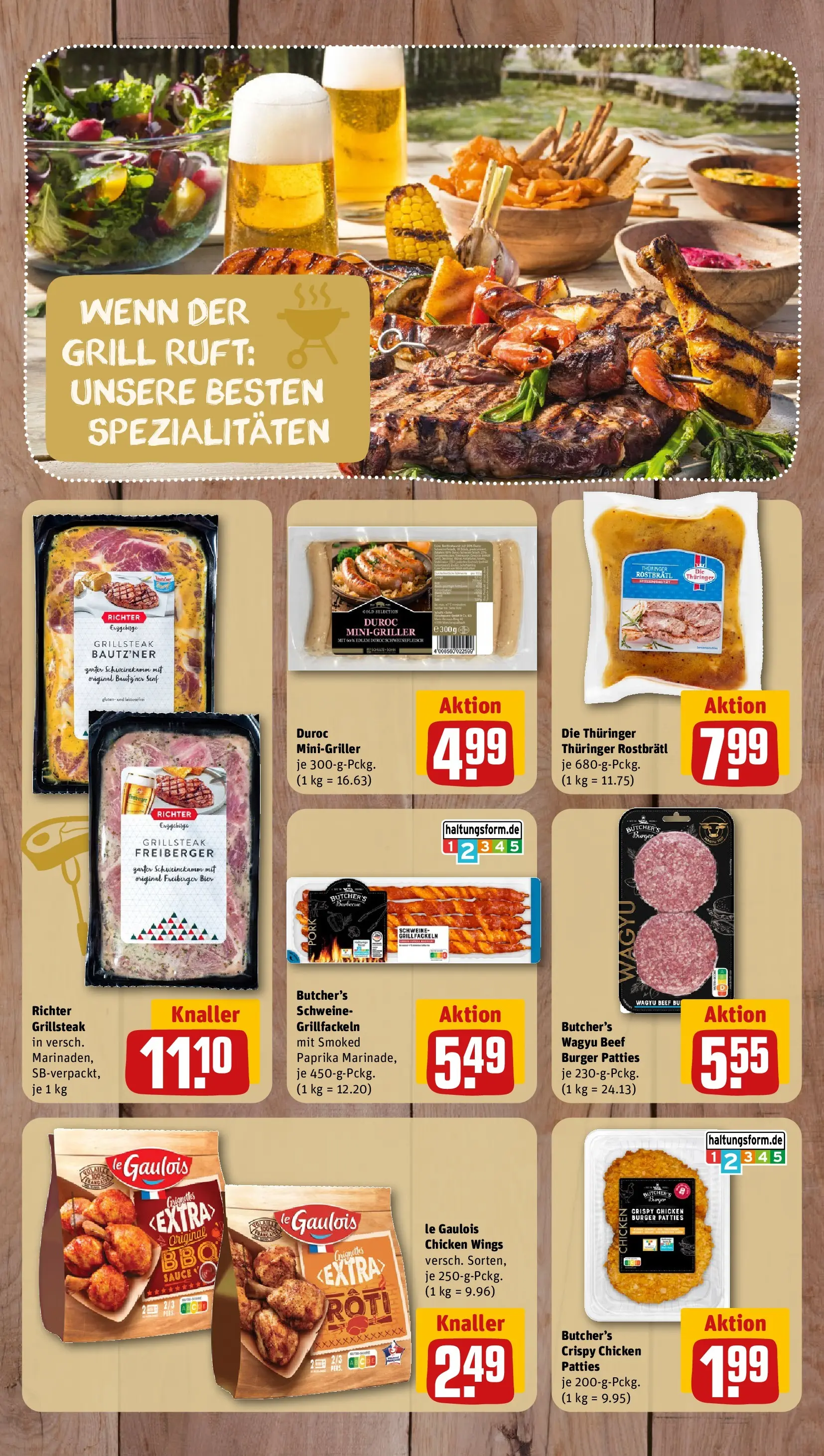 REWE Prospekt ab 29.06.2026 zum Blättern » Angebote | Seite: 12 | Produkte: Grill, Bier, Paprika, Schweinefleisch