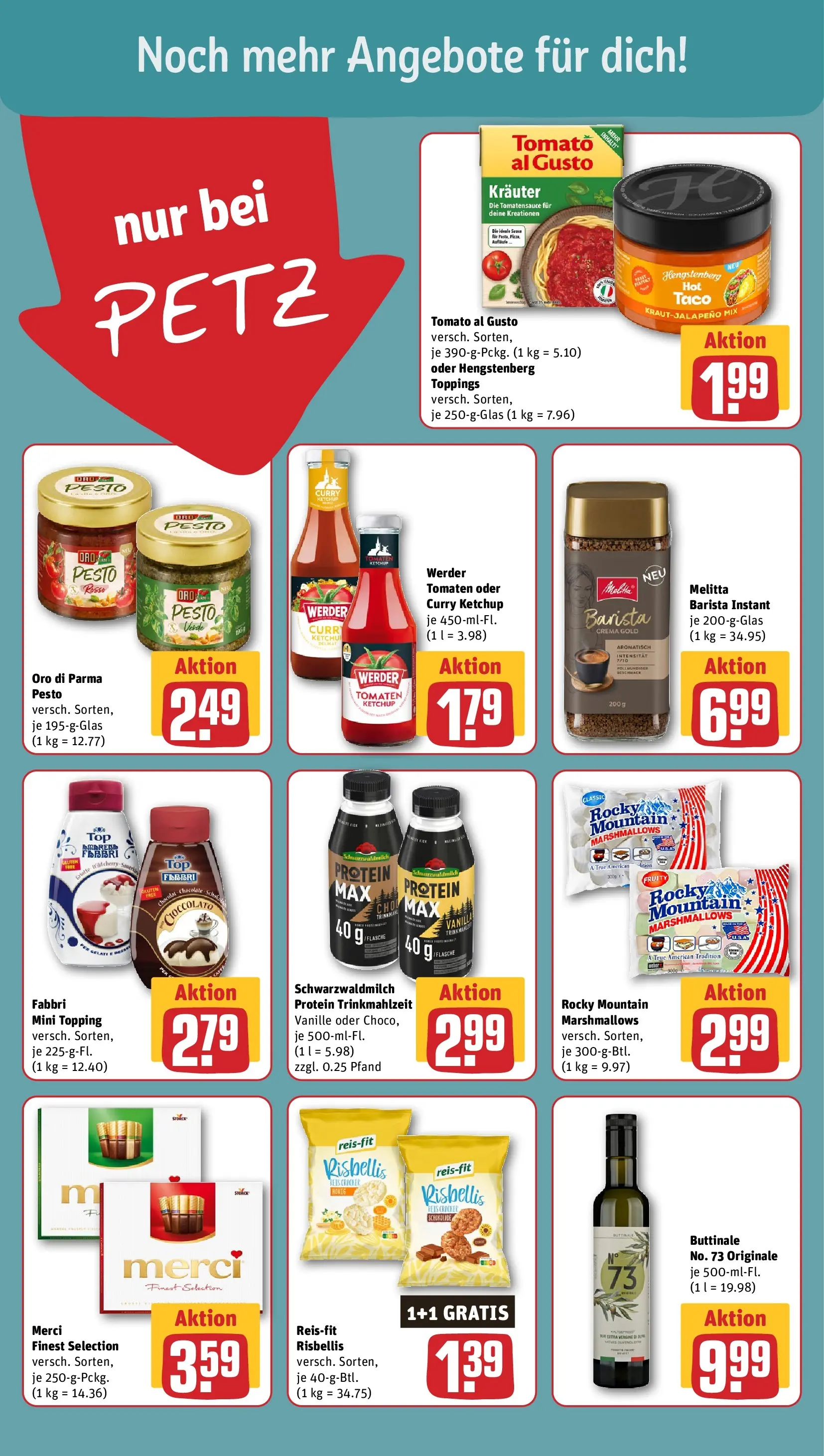 REWE Prospekt ab 29.06.2026 zum Blättern » Angebote | Seite: 16 | Produkte: Merci, Schokolade, Oro di parma, Ketchup