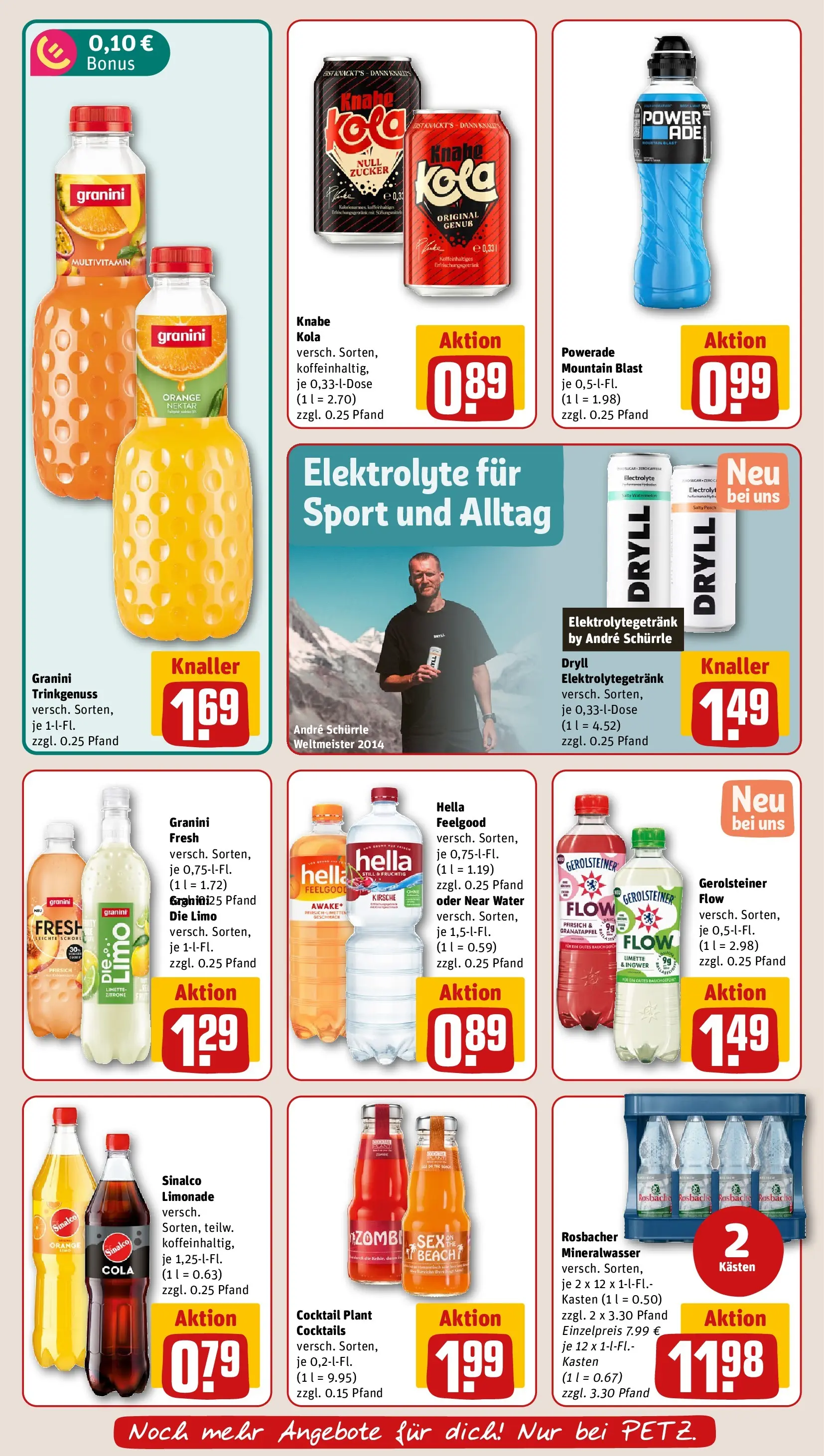 REWE Prospekt ab 29.06.2026 zum Blättern » Angebote | Seite: 18 | Produkte: Sinalco, Limonade, Mineralwasser, Limette