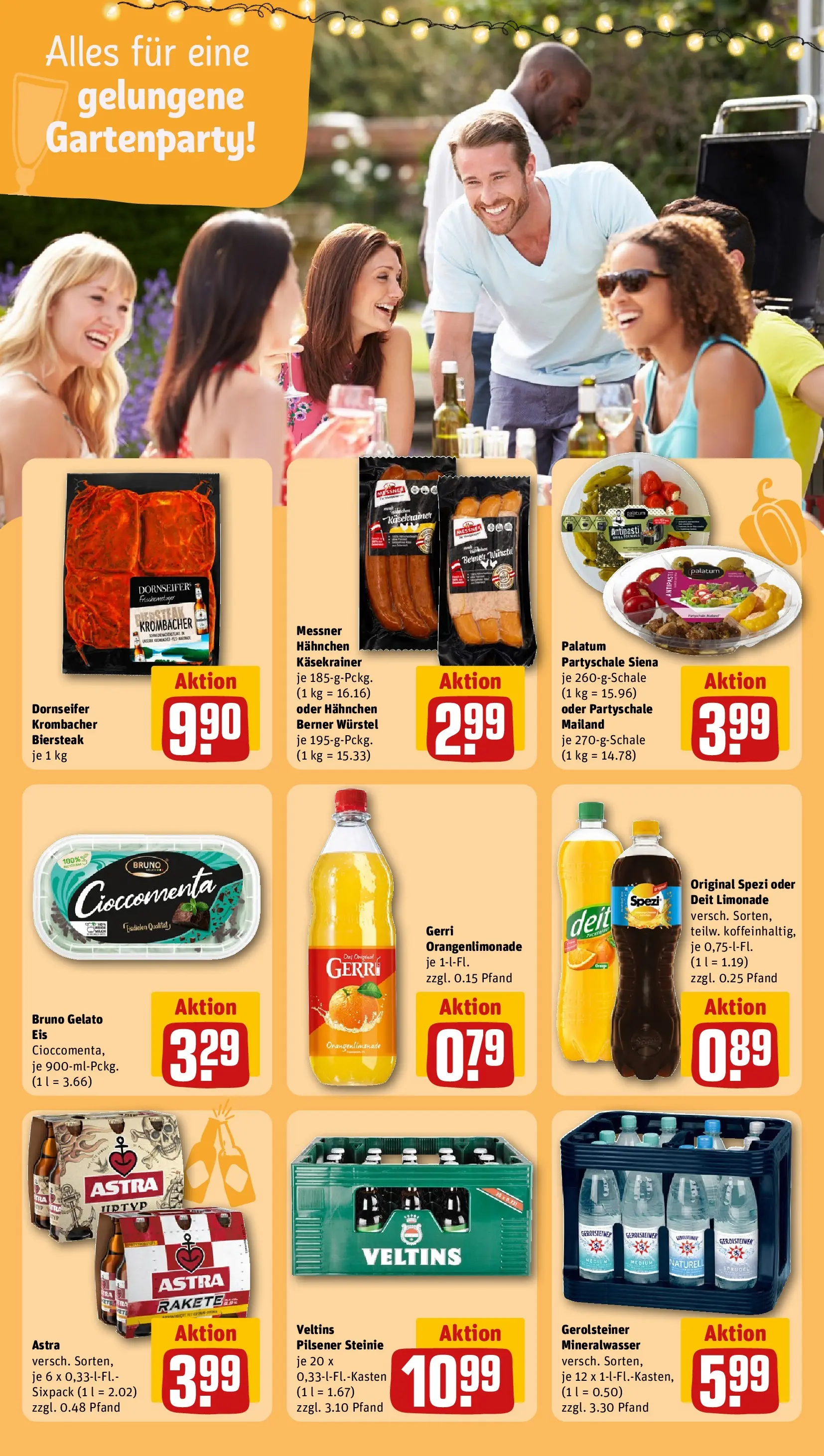 REWE Prospekt ab 29.06.2026 zum Blättern » Angebote | Seite: 26 | Produkte: Hahnchen, Astra, Limonade, Veltins