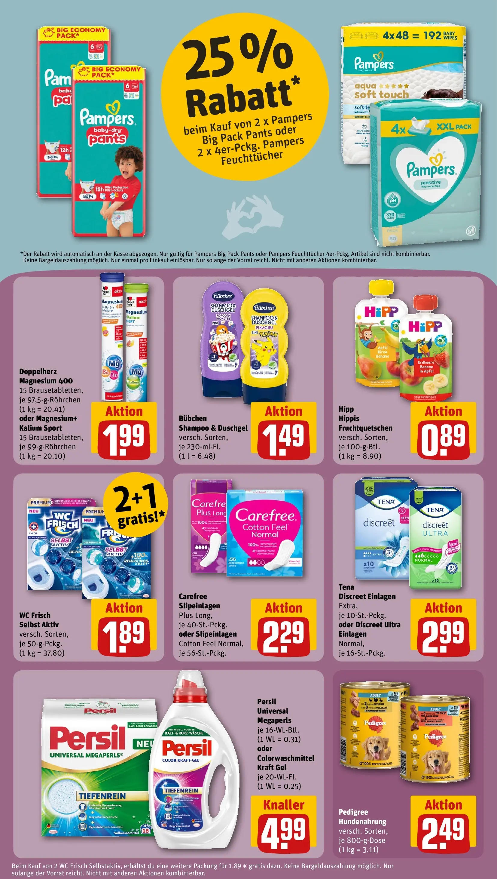 REWE Prospekt ab 29.06.2026 zum Blättern » Angebote | Seite: 28 | Produkte: Shampoo, Duschgel, Monster, Pedigree