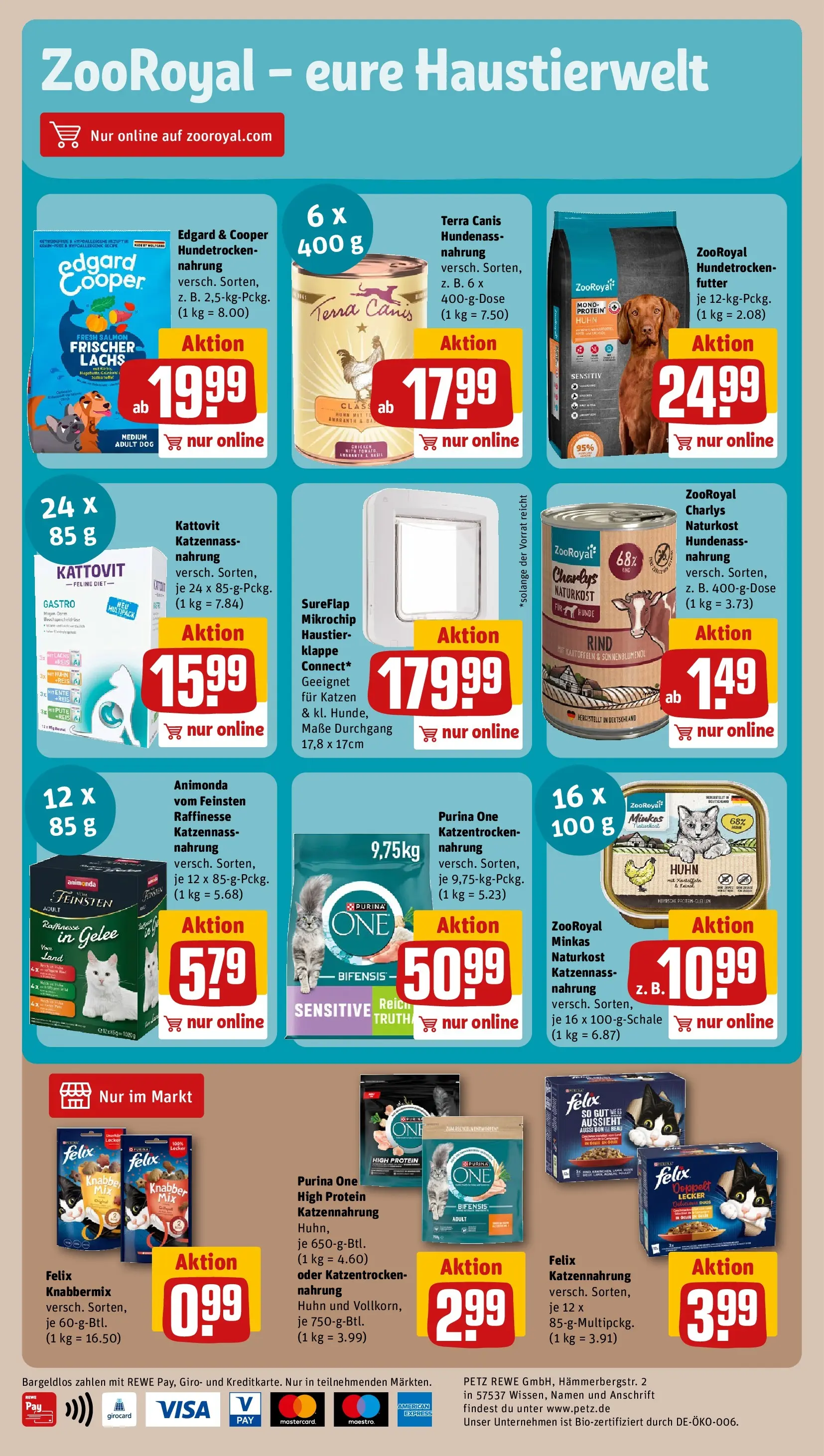 REWE Prospekt ab 29.06.2026 zum Blättern » Angebote | Seite: 34 | Produkte: Purina one, Sonnenblumenol, Lachs, Kartoffeln