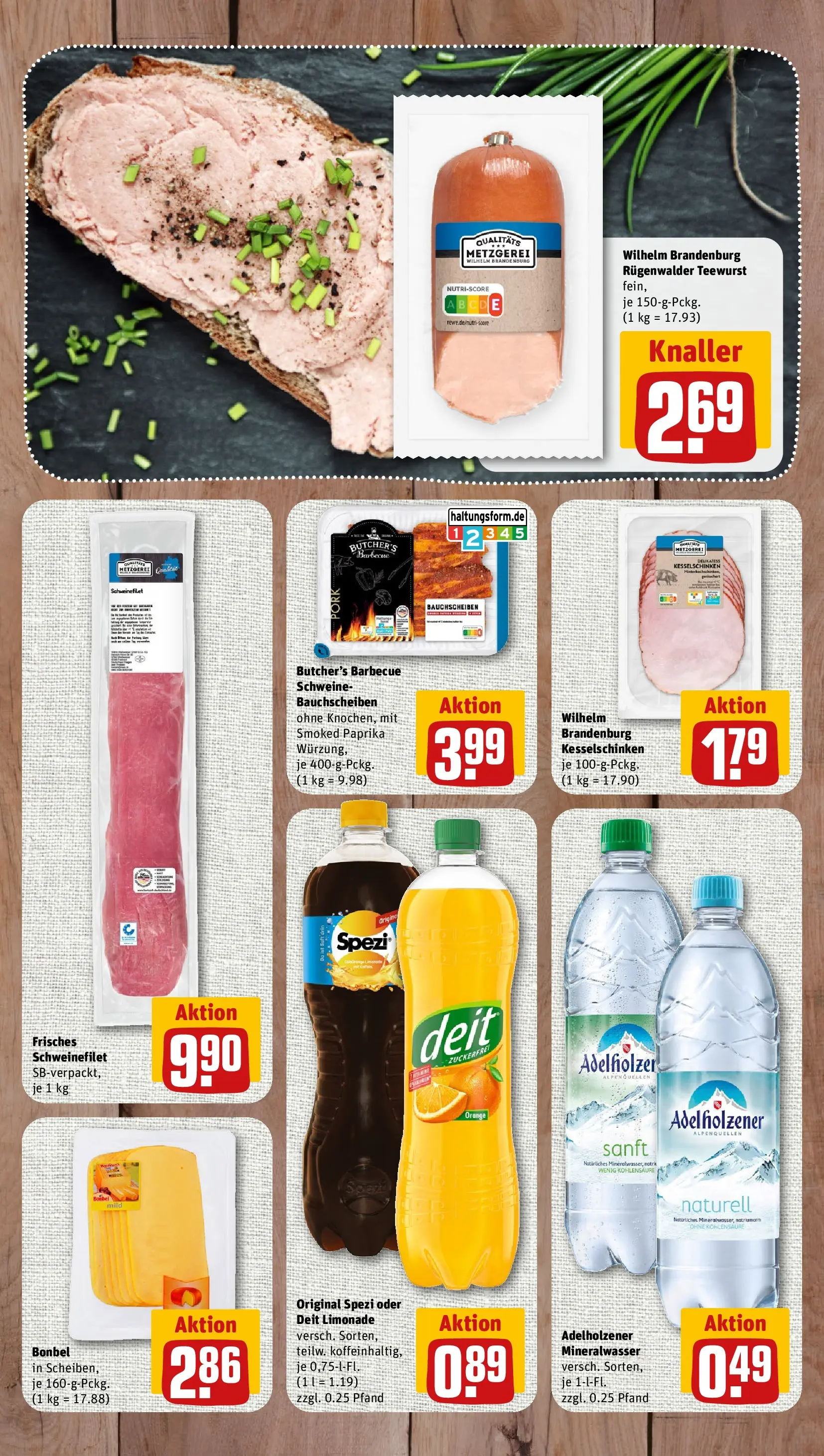REWE Prospekt ab 29.06.2026 zum Blättern » Angebote | Seite: 11 | Produkte: Limonade, Mineralwasser, Schweinefilet, Paprika