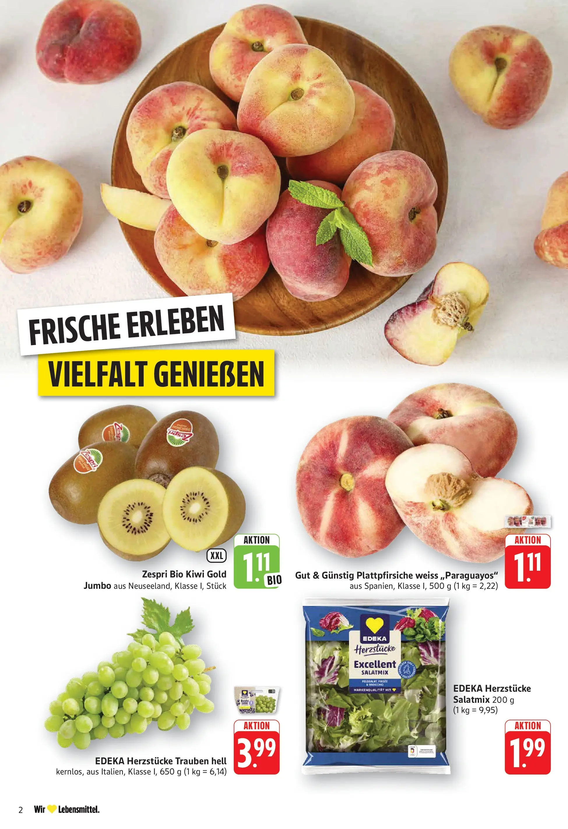 E center - E center: Wochenangebote (ab 28.06.2026) zum Blättern | Seite: 4 | Produkte: Trauben, Kiwi
