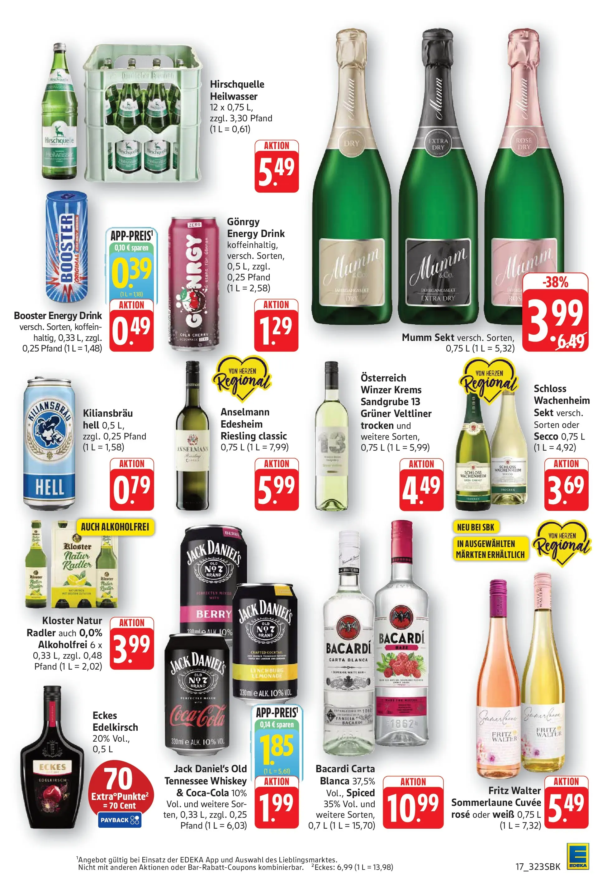 E center - E center: Wochenangebote (ab 28.06.2026) zum Blättern | Seite: 19 | Produkte: Coca cola, Cola, Jack Daniel's, Radler