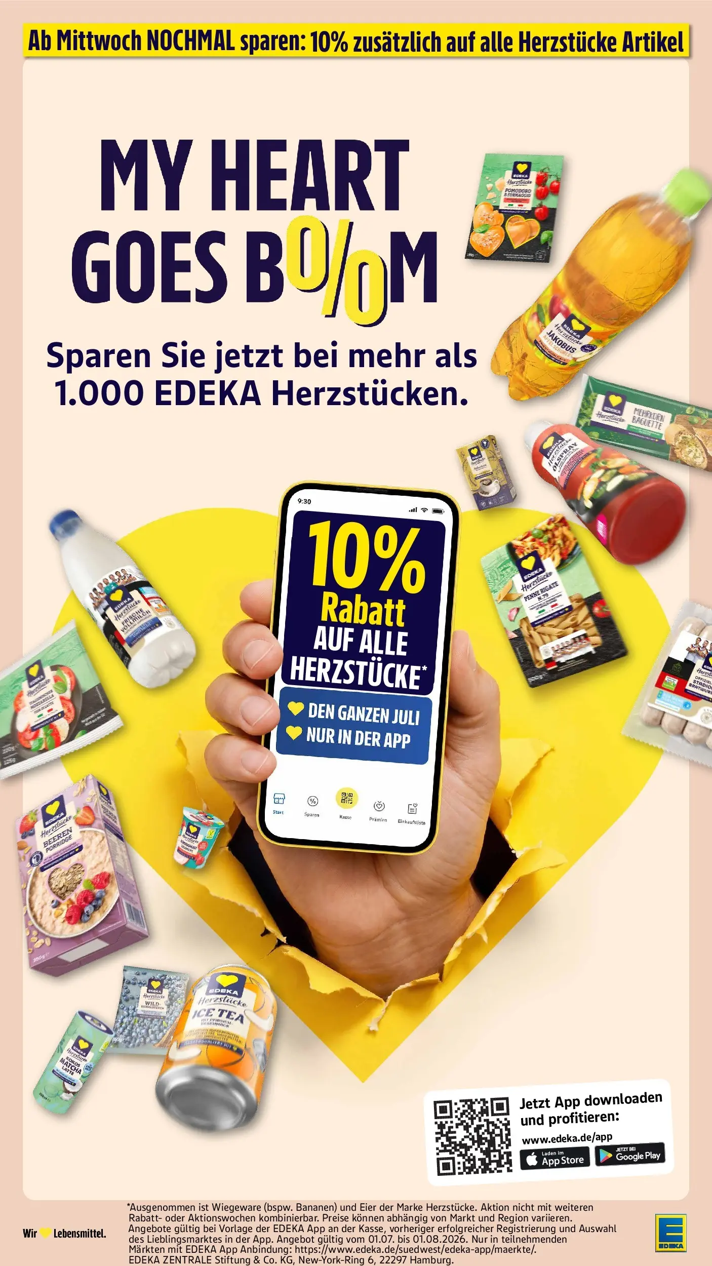 Edeka Prospekt Mössingen (ab 29.06.2026) » Angebote Online | Seite: 7 | Produkte: Eier, Baguette, Bananen