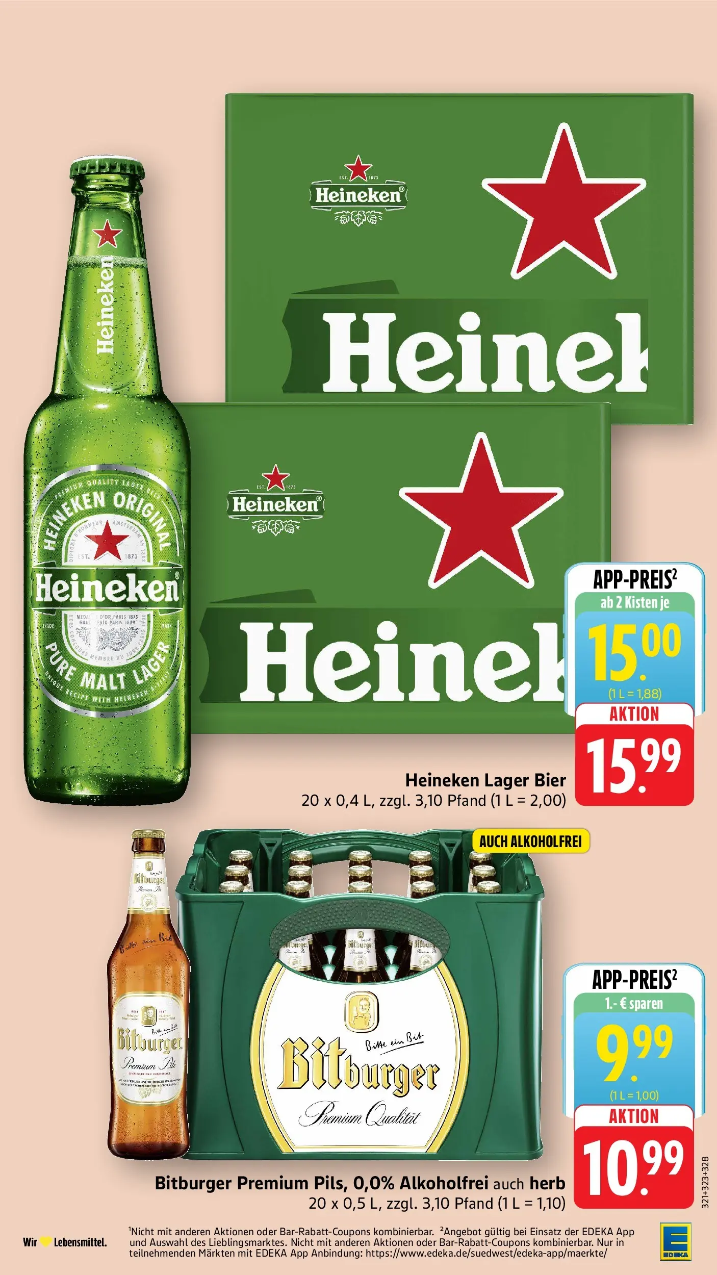 E center - E center: Wochenangebote (ab 28.06.2026) zum Blättern | Seite: 3 | Produkte: Bitburger, Bier, Heineken