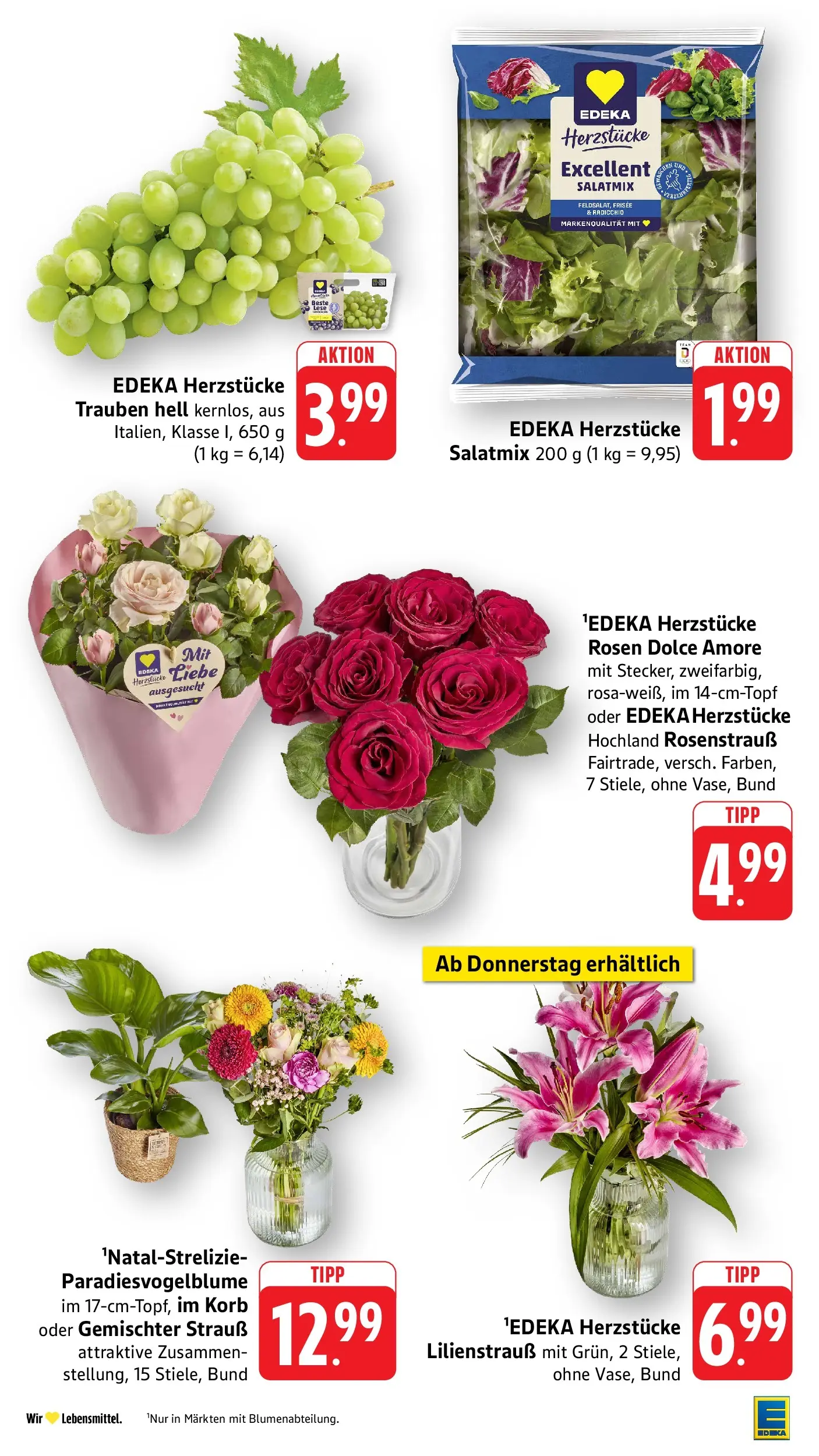 Edeka Prospekt Mössingen (ab 29.06.2026) » Angebote Online | Seite: 11 | Produkte: Trauben, Korb