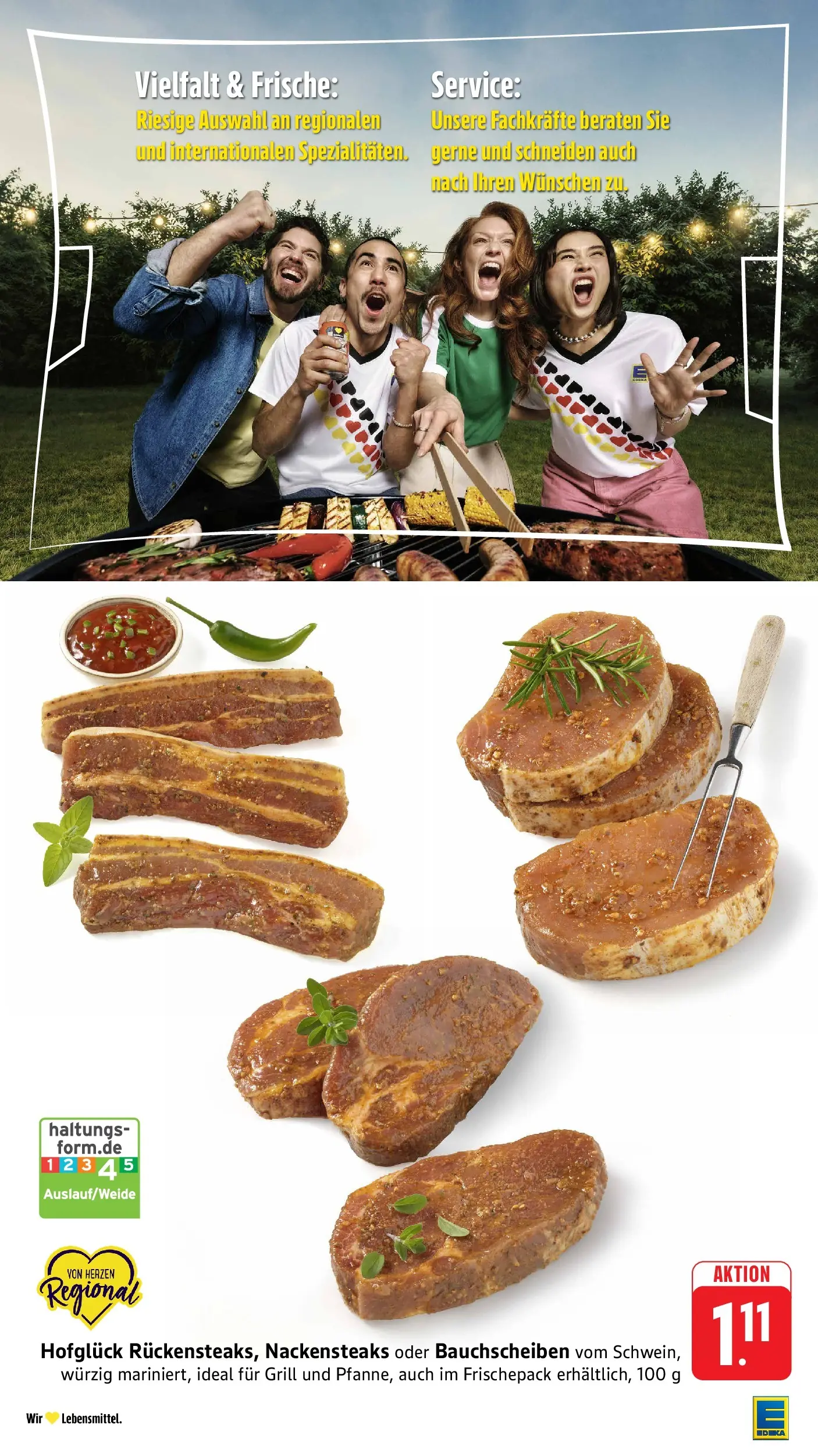 Edeka Prospekt Mössingen (ab 29.06.2026) » Angebote Online | Seite: 16 | Produkte: Nackensteaks, Grill