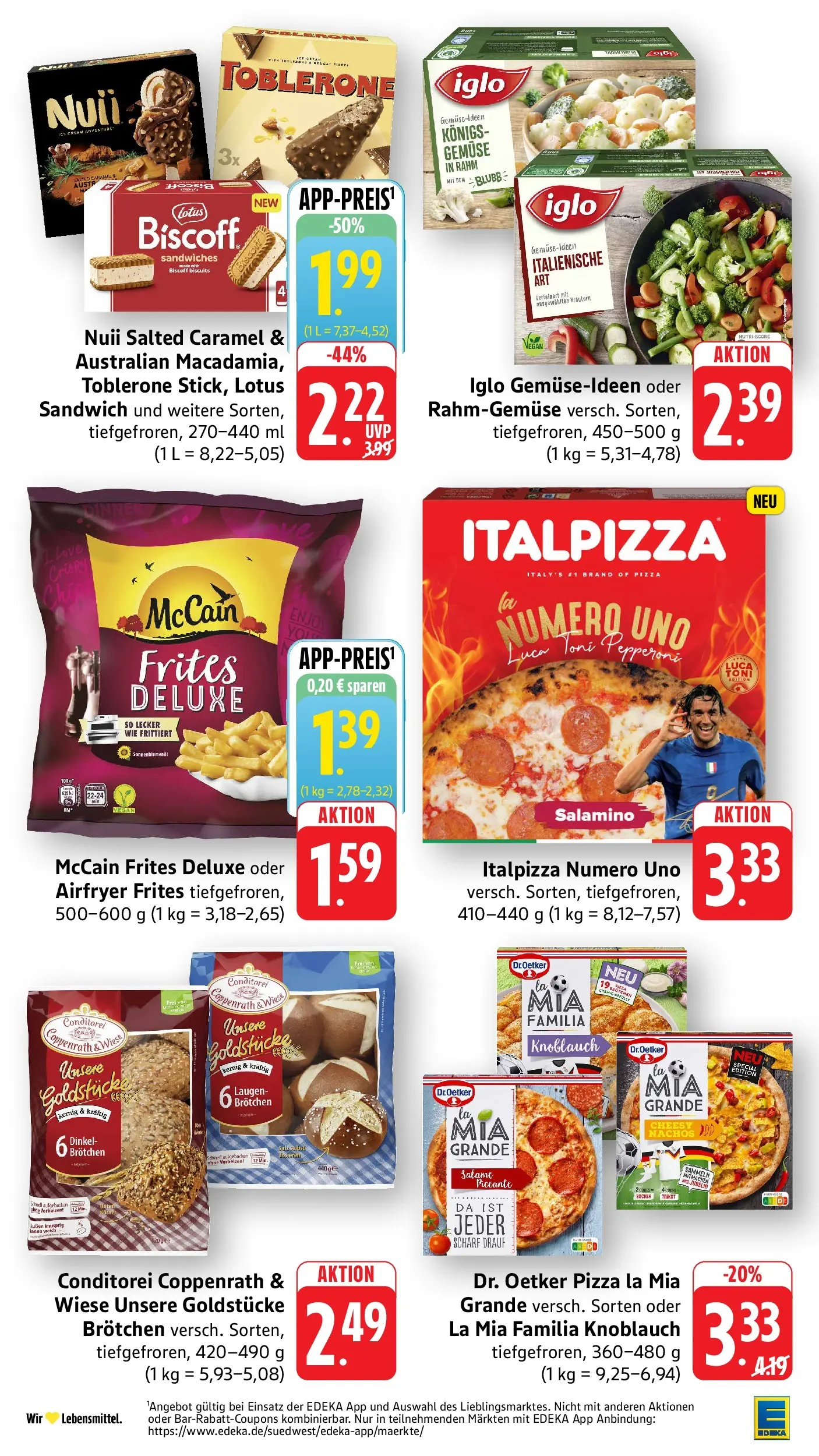 Edeka Prospekt Mössingen (ab 29.06.2026) » Angebote Online | Seite: 24 | Produkte: McCain, Gemüse, Knoblauch, Socken