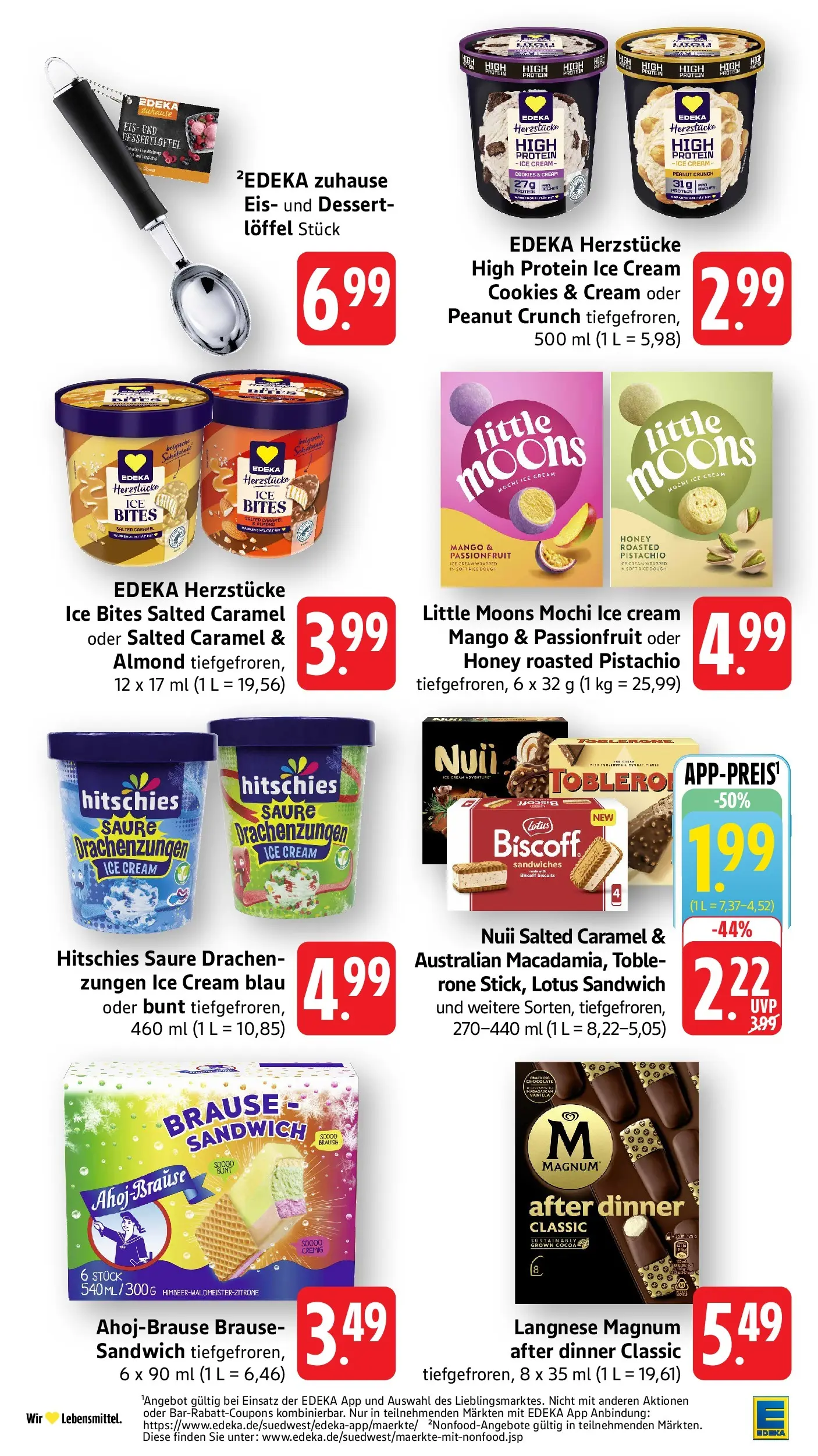 Edeka Prospekt Mössingen (ab 29.06.2026) » Angebote Online | Seite: 26 | Produkte: Langnese, Mango, Eis, Mochi