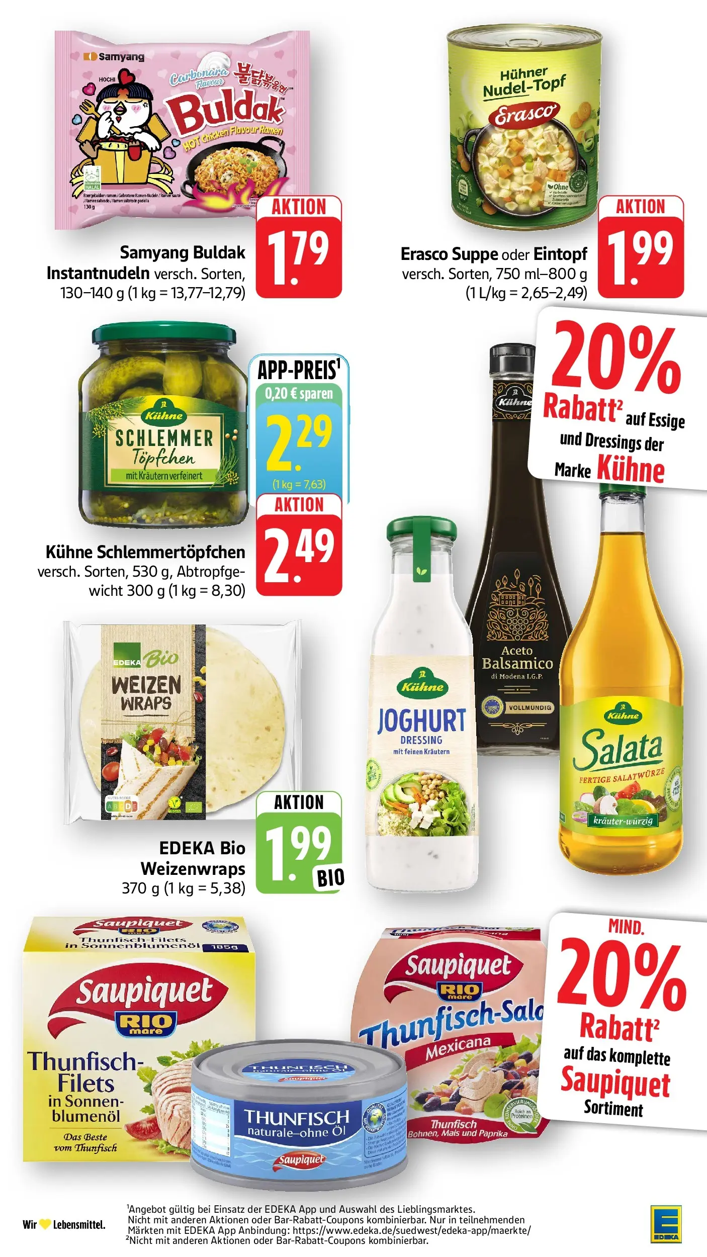 Edeka Prospekt Mössingen (ab 29.06.2026) » Angebote Online | Seite: 31 | Produkte: Öl, Dressing, Paprika, Erasco