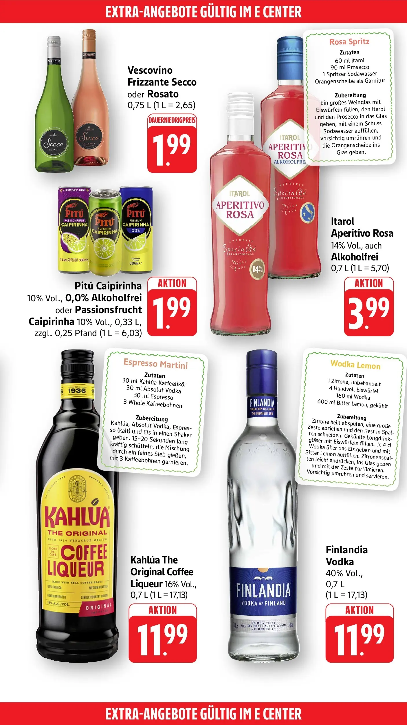 Edeka Prospekt Mössingen (ab 29.06.2026) » Angebote Online | Seite: 49 | Produkte: Martini, Prosecco, Wodka, Eis