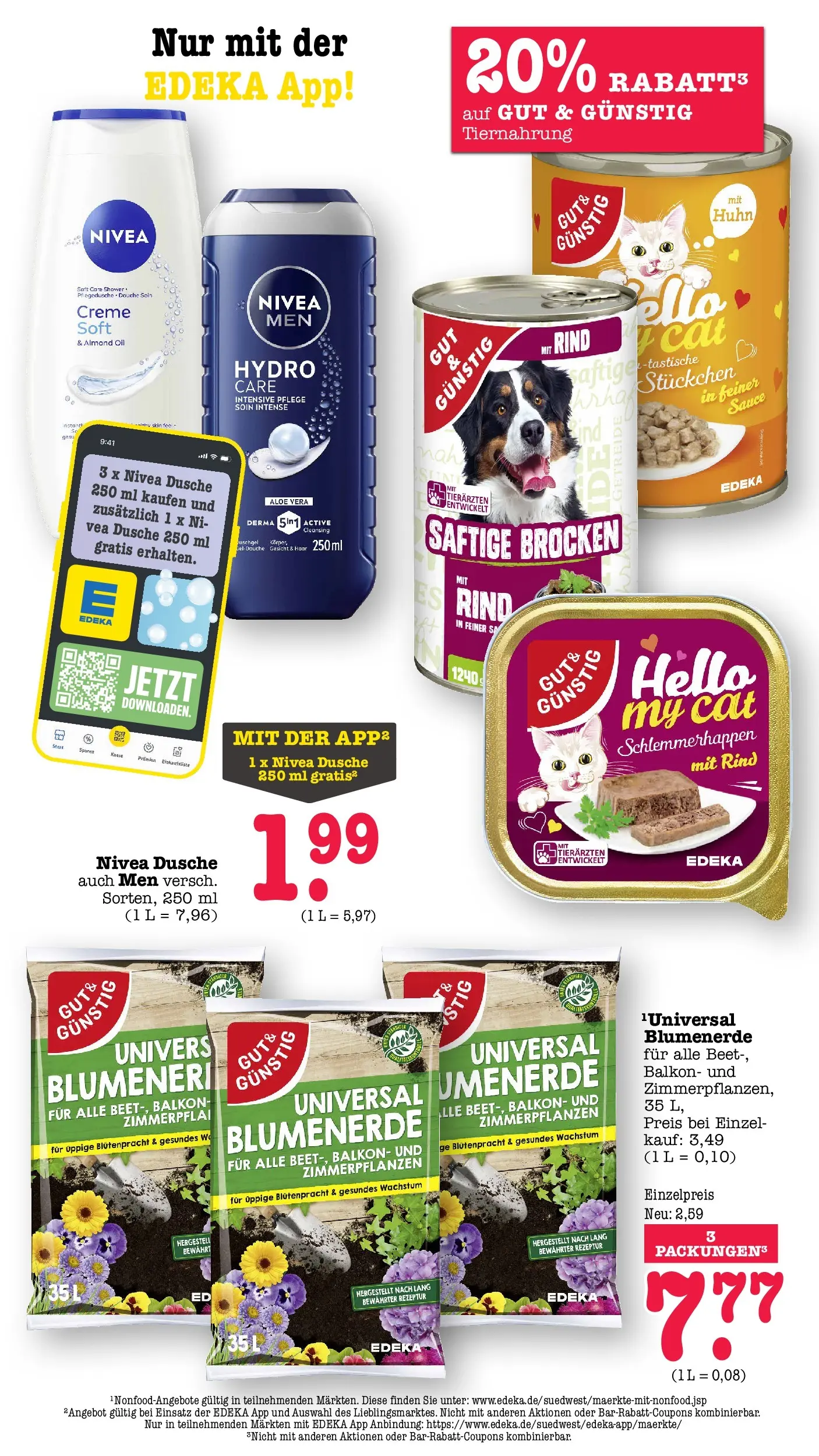 Edeka prospekt Offenbach (ab 29.06.2026) » Angebote Online | Seite: 9 | Produkte: Dusche, Creme, Blumenerde, Getreide