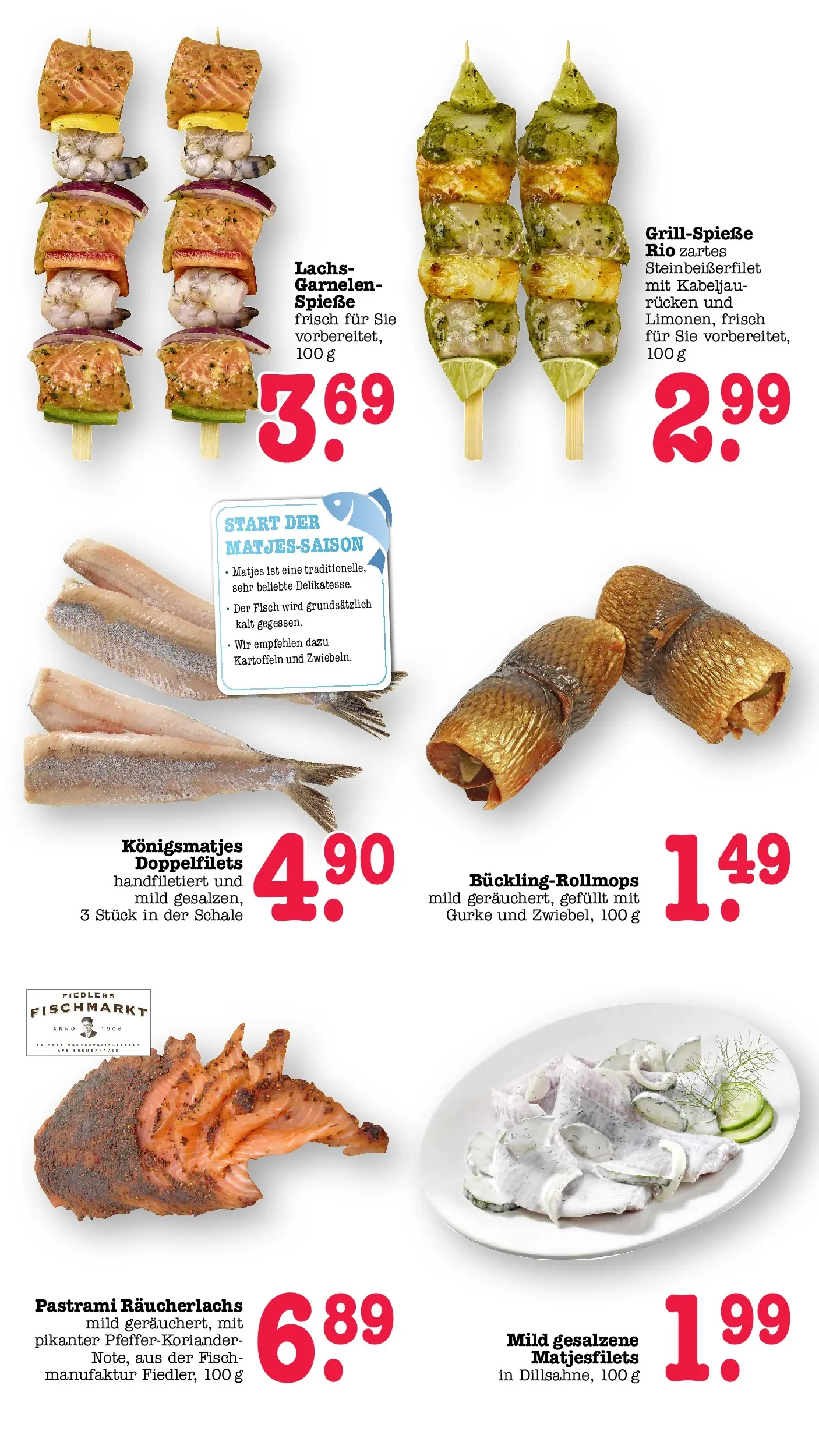 Edeka prospekt Offenbach (ab 29.06.2026) » Angebote Online | Seite: 24 | Produkte: Spieße, Fisch, Räucherlachs, Kartoffeln