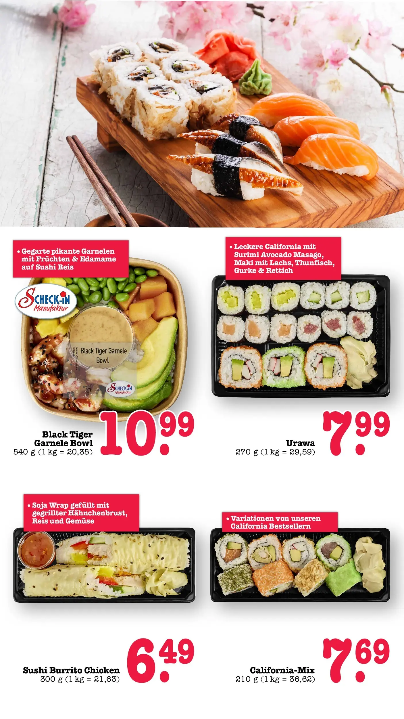 Edeka prospekt Offenbach (ab 29.06.2026) » Angebote Online | Seite: 25 | Produkte: Garnelen, Avocado, Gemüse, Reis