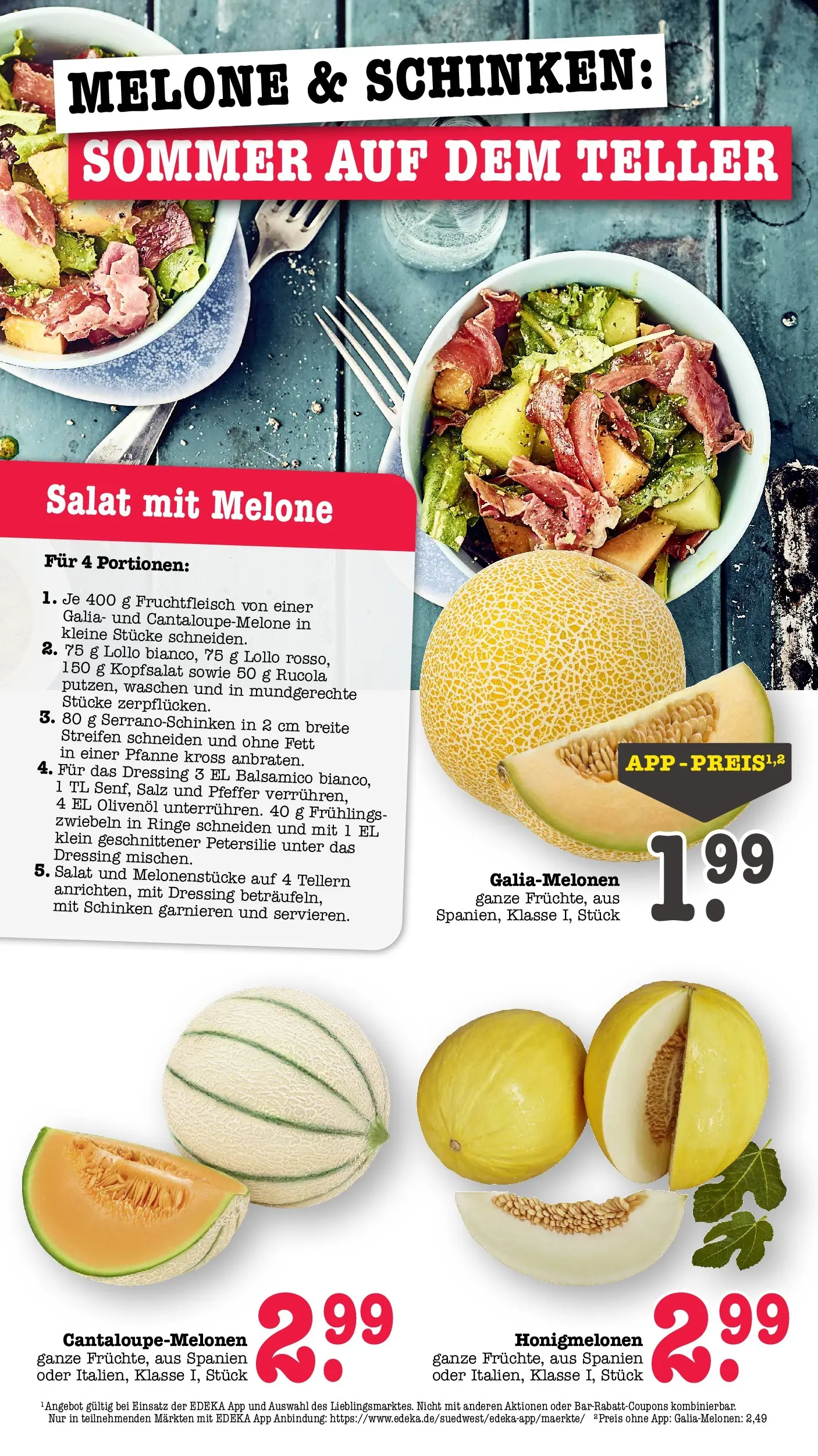 Edeka prospekt Offenbach (ab 29.06.2026) » Angebote Online | Seite: 28 | Produkte: Rucola, Zwiebeln, Melone, Petersilie