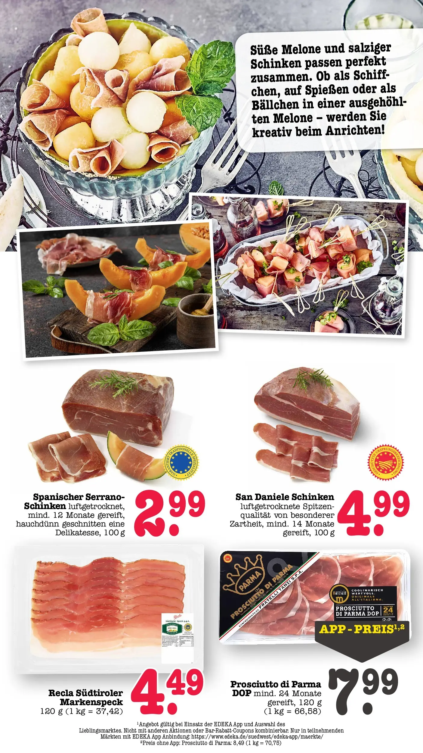 Edeka prospekt Offenbach (ab 29.06.2026) » Angebote Online | Seite: 29 | Produkte: Melone, Schinken