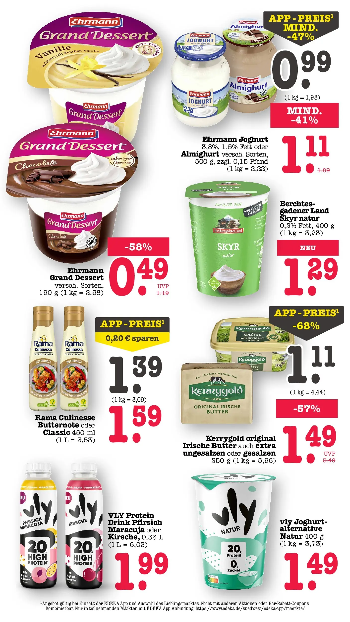 Edeka prospekt Offenbach (ab 29.06.2026) » Angebote Online | Seite: 30 | Produkte: Rama, Butter, Joghurt, Schokolade