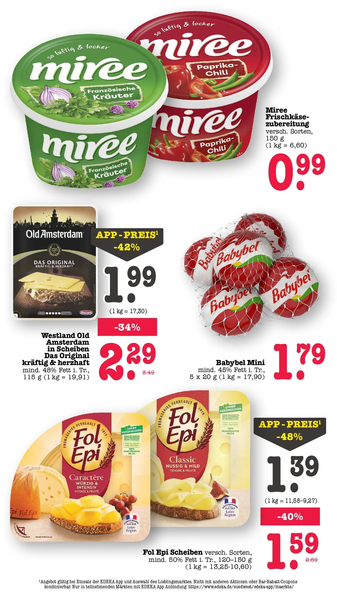 Edeka prospekt Offenbach (ab 29.06.2026) » Angebote Online | Seite: 36 | Produkte: Milch, Paprika, Chili, Babybel